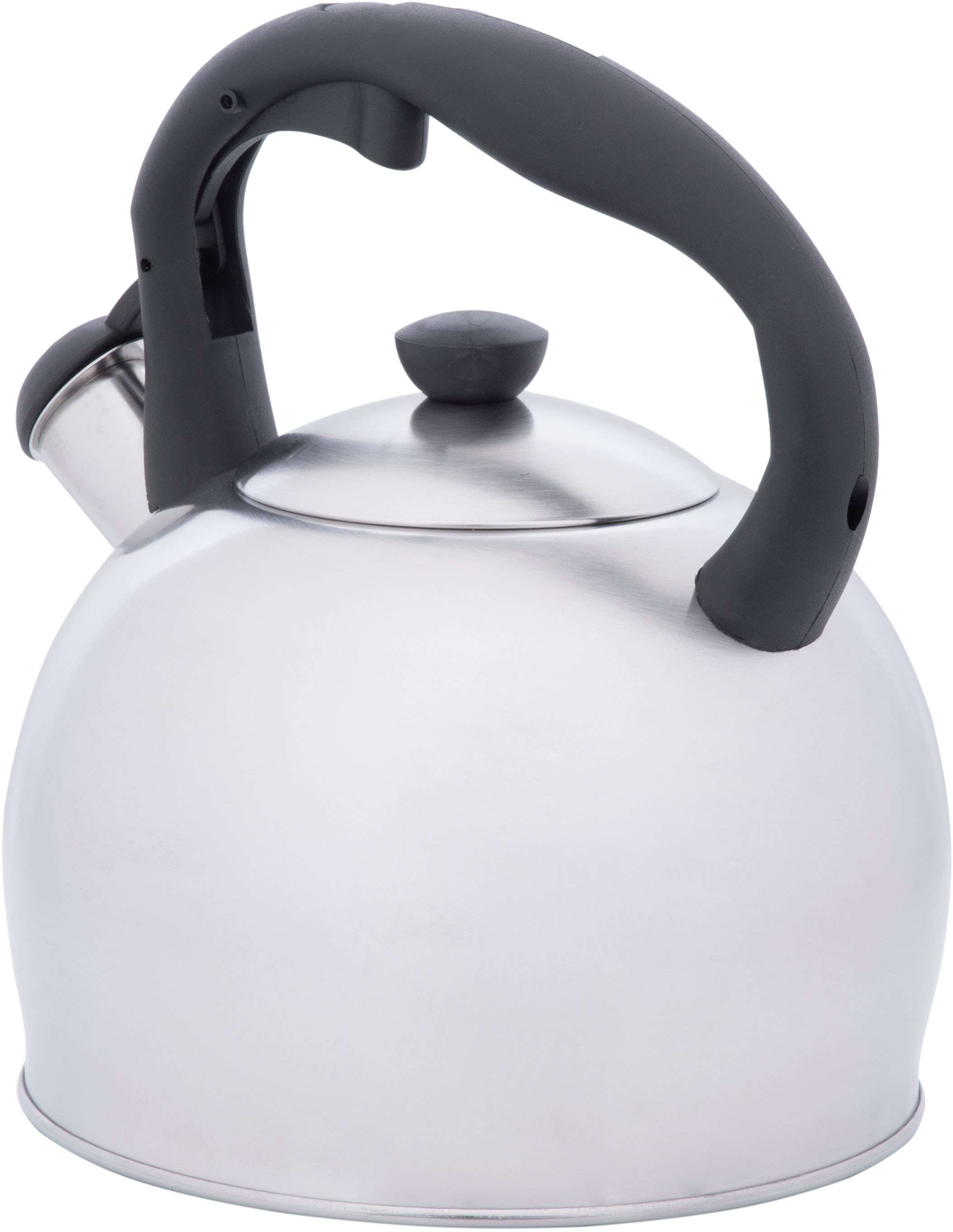 RESTO Kitchenware Wasserkessel »Perseus, Flötenkessel 3 l m. wärmespeicherndem Boden im Geschenkkarton« 1 Stk. tlg. Edelstahl