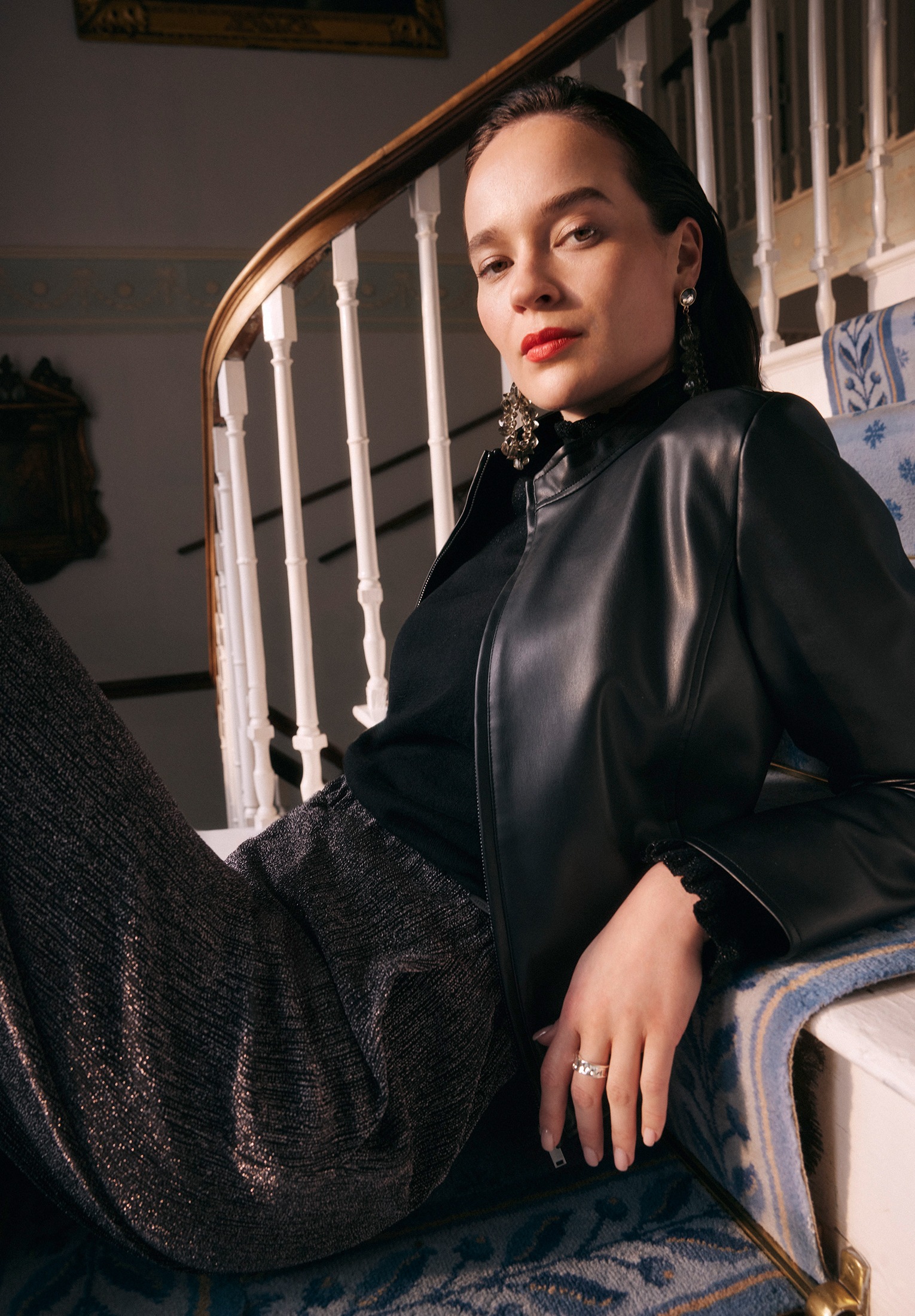 Betty&Co Jackenblazer »Bikerjacke mit Stehkragen«