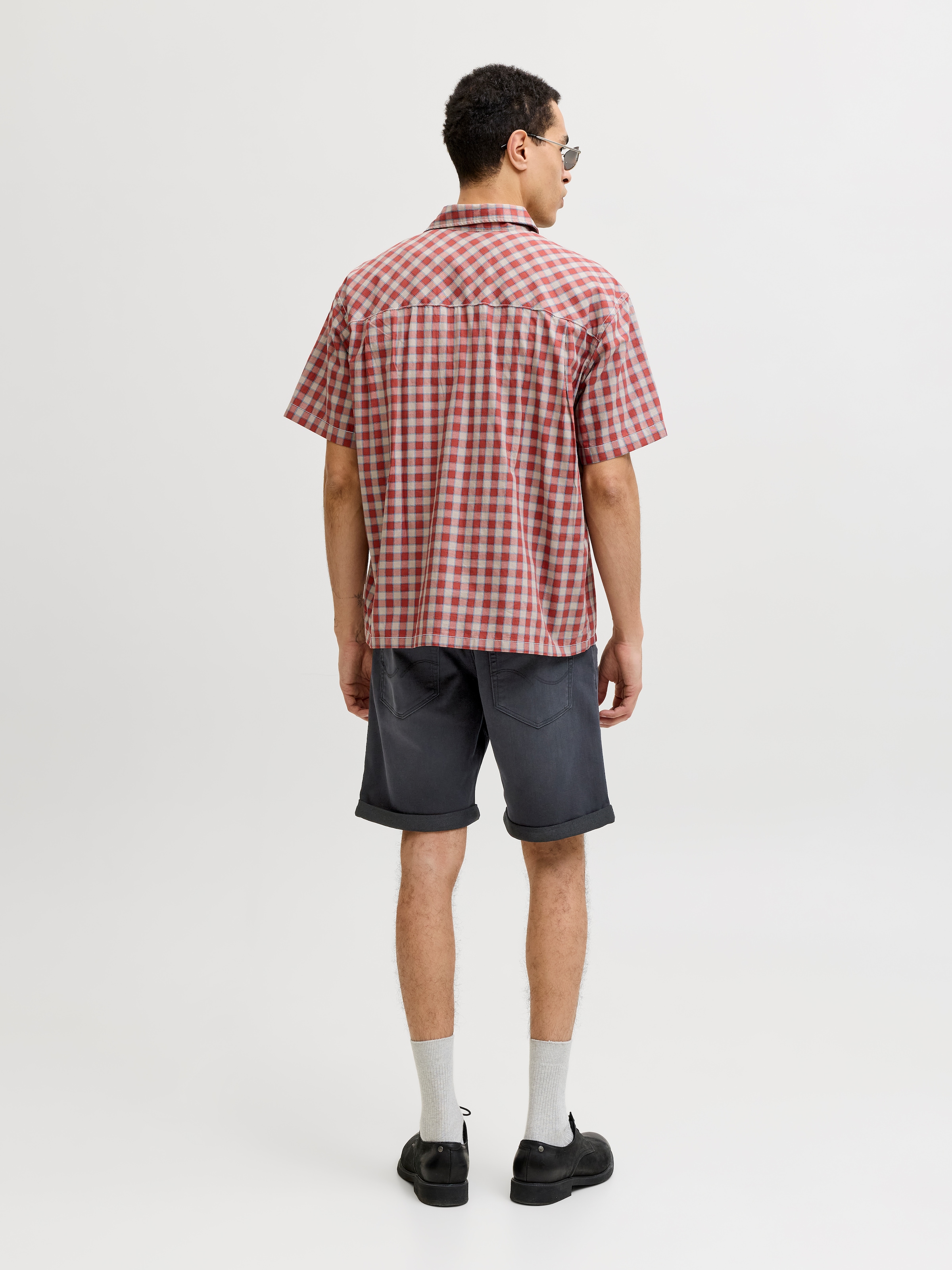 Jack & Jones Shorts »JJIRICK JJICON SHORTS GE 720 I.K SN«  Baumwollmischung, regular fit