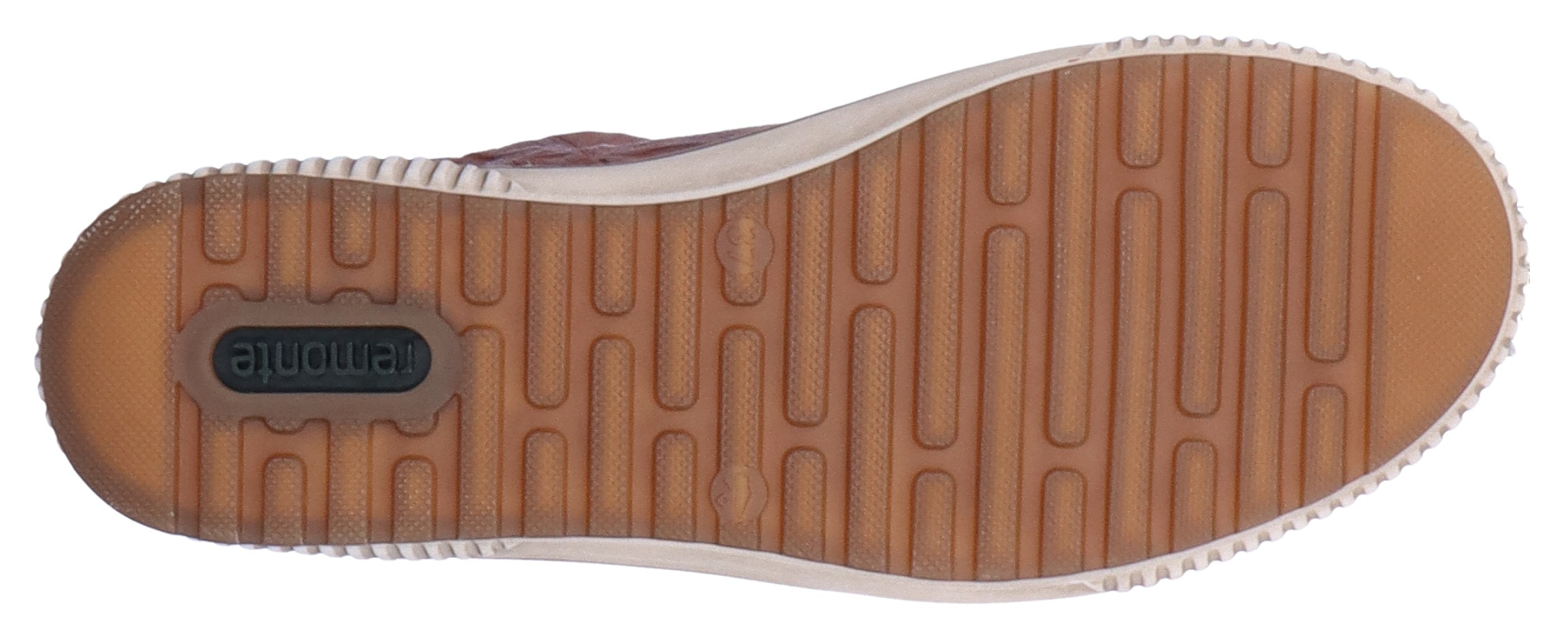 Remonte Plateausneaker, Freizeitschuh, Halbschuh, Schnürschuh mit Außenreißverschluss
