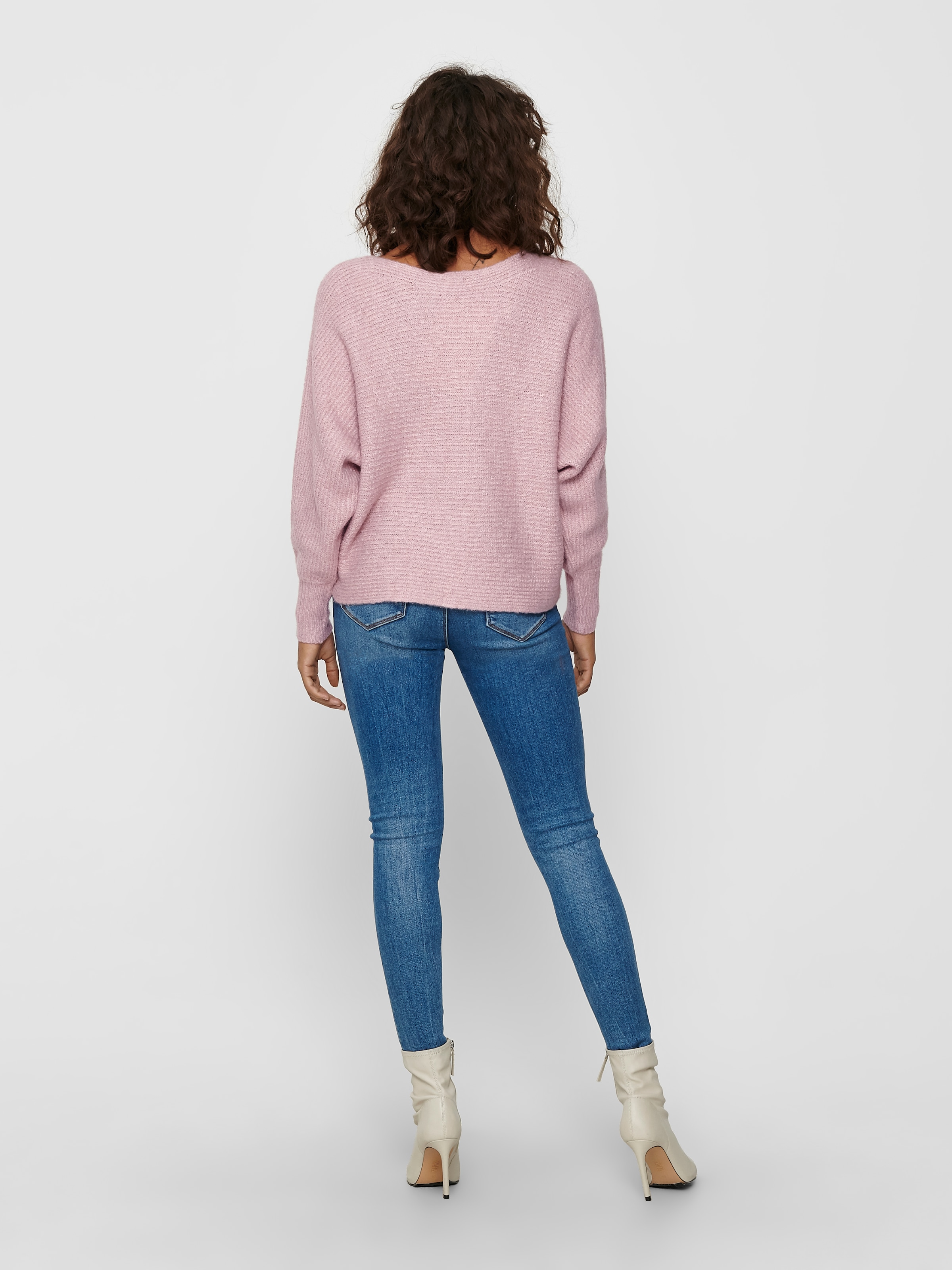 ONLY Strickpullover »ONLDANIELLA L/S PULLOVER KNT NOOS« Materialmix, regular fit