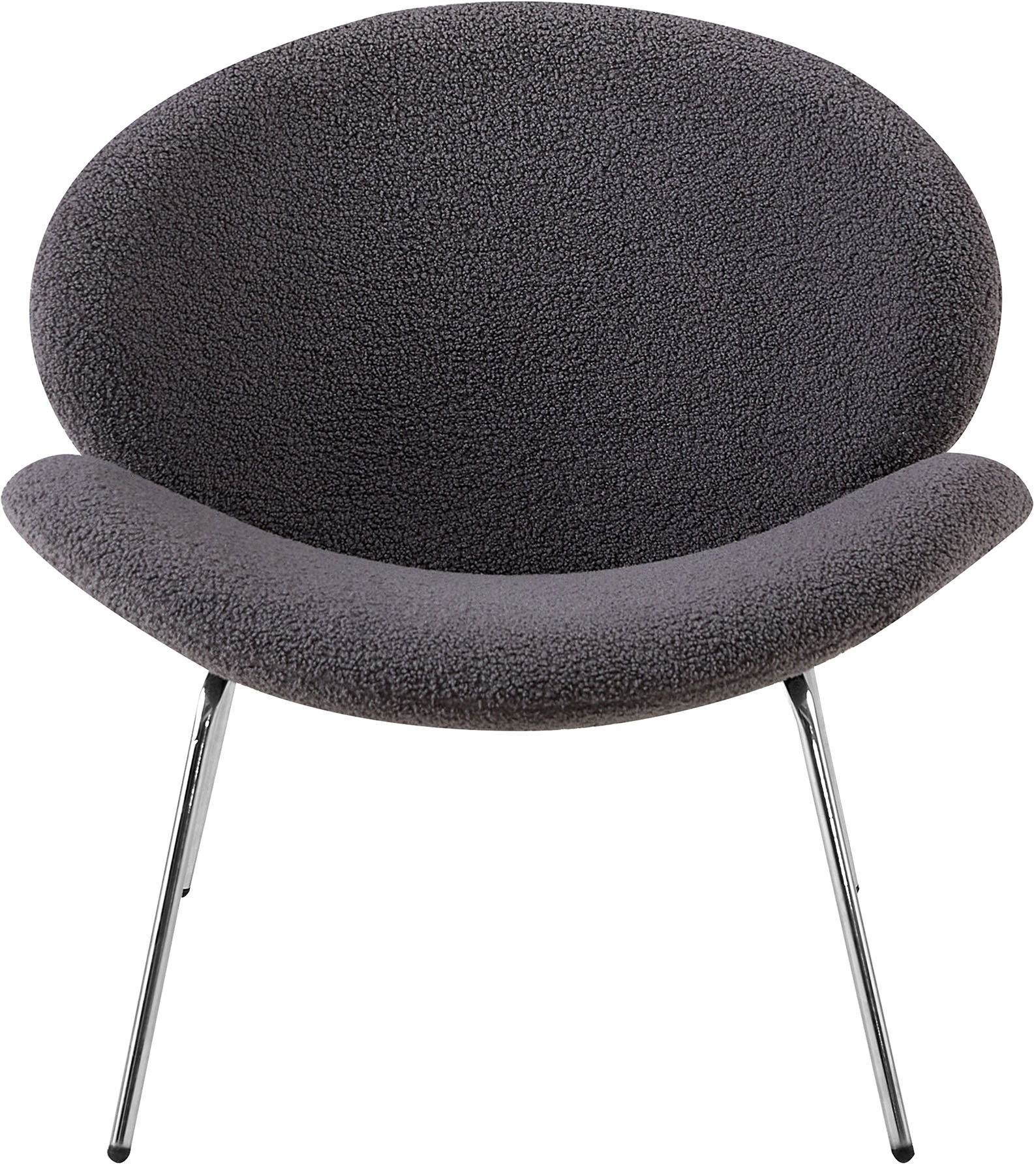 Kayoom Polsterstuhl »Stuhl Jaden 125 2er-Set, im angesagten Stoff mit dem Kräusel-Effekt«, (Set), 2 St., Ästhetisch minimalistisches Design, Bouclé Stoff, breites Sitzen