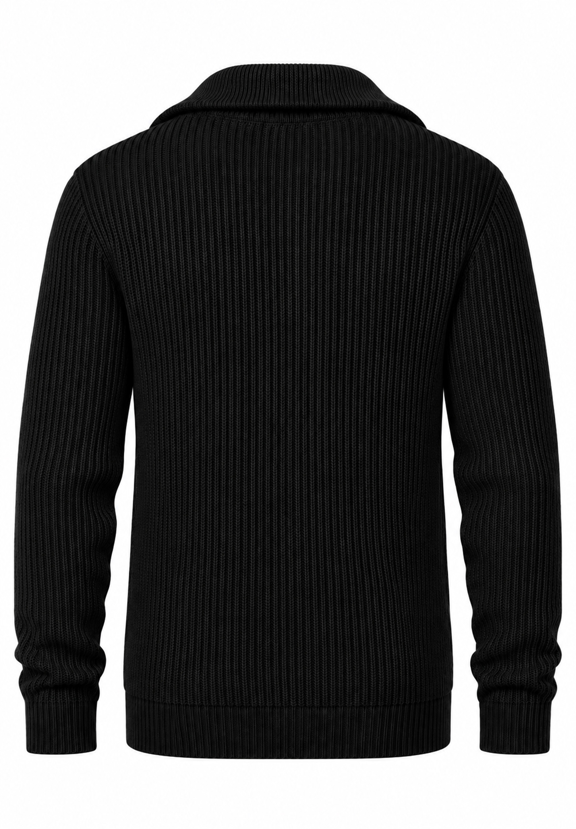 SOULSTAR Strickjacke »als Grobstrick Pullover für Herren« Männer Winterpullover mit Stehkragen - Regular-Fit