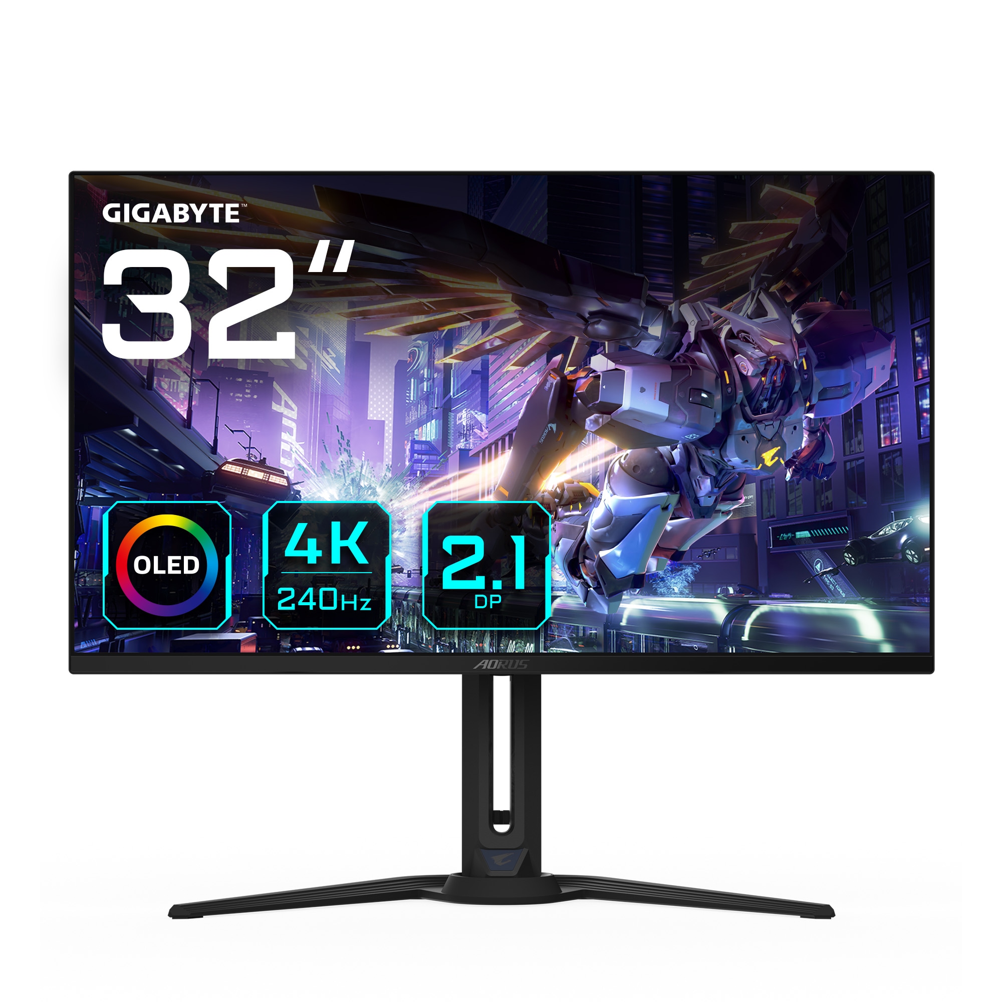 Gigabyte Gaming-Monitor »AORUS FO32U2P«, 80,3 cm/32 Zoll, 3840 x 2160 px, 4K Ultra HD, 240 Hz