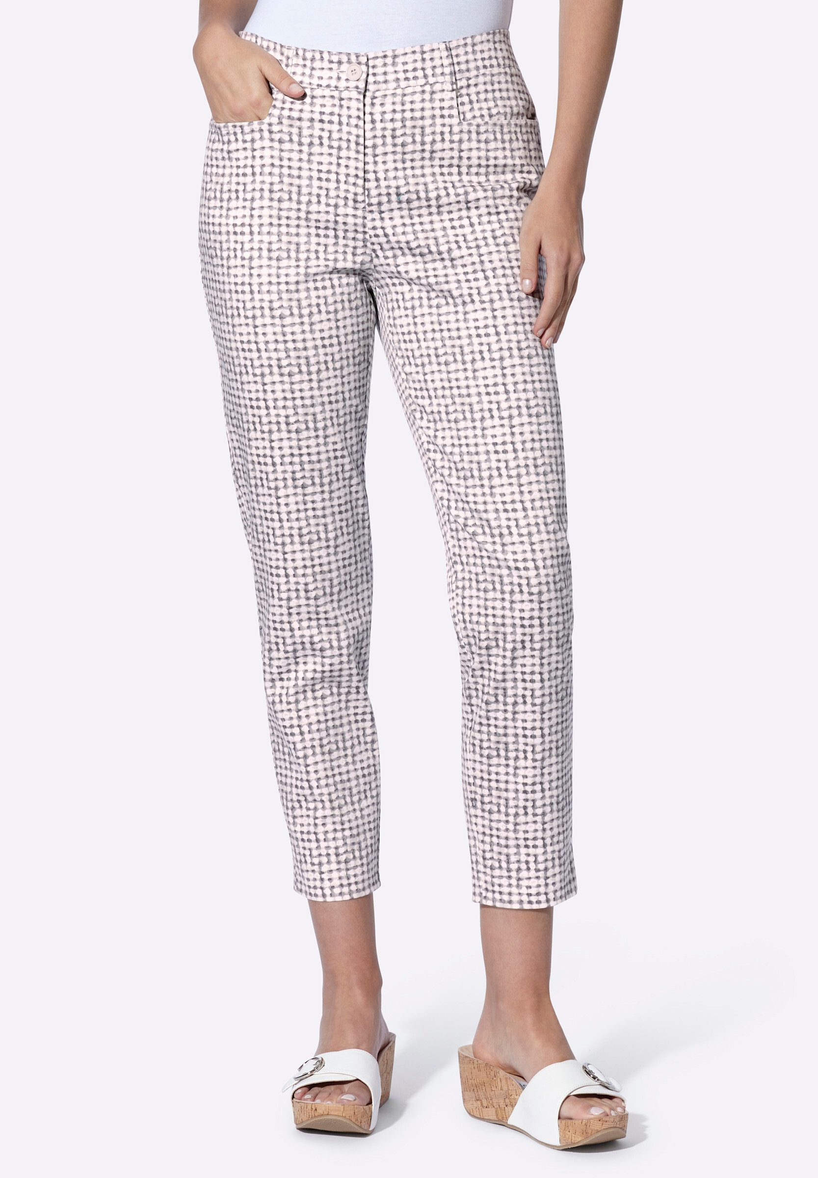 heine Funktionshose »Druckhose Druckhose mit Beinschlitzen«