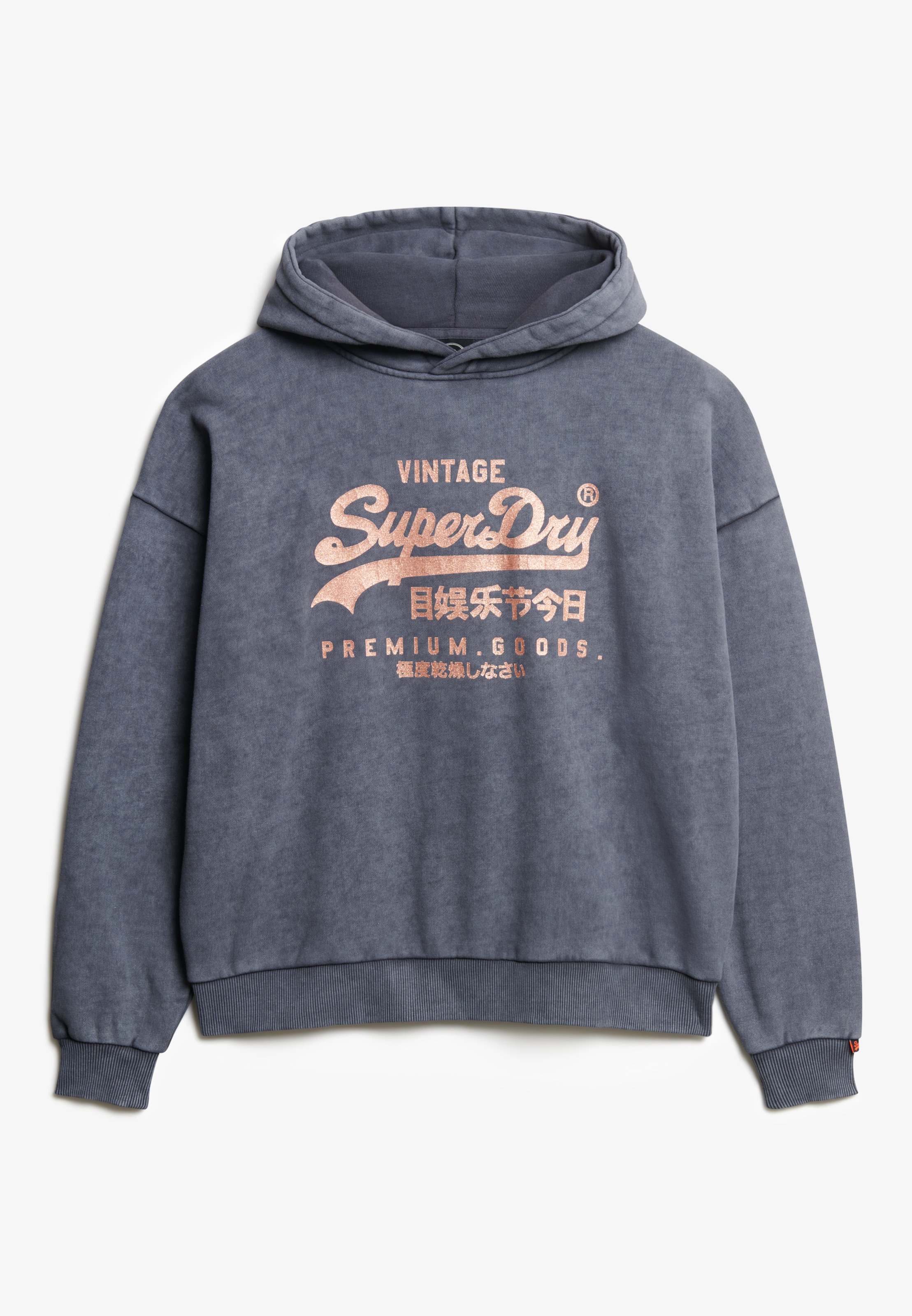 Superdry Kapuzensweatshirt »VL METALLIC RELAXED HOOD«