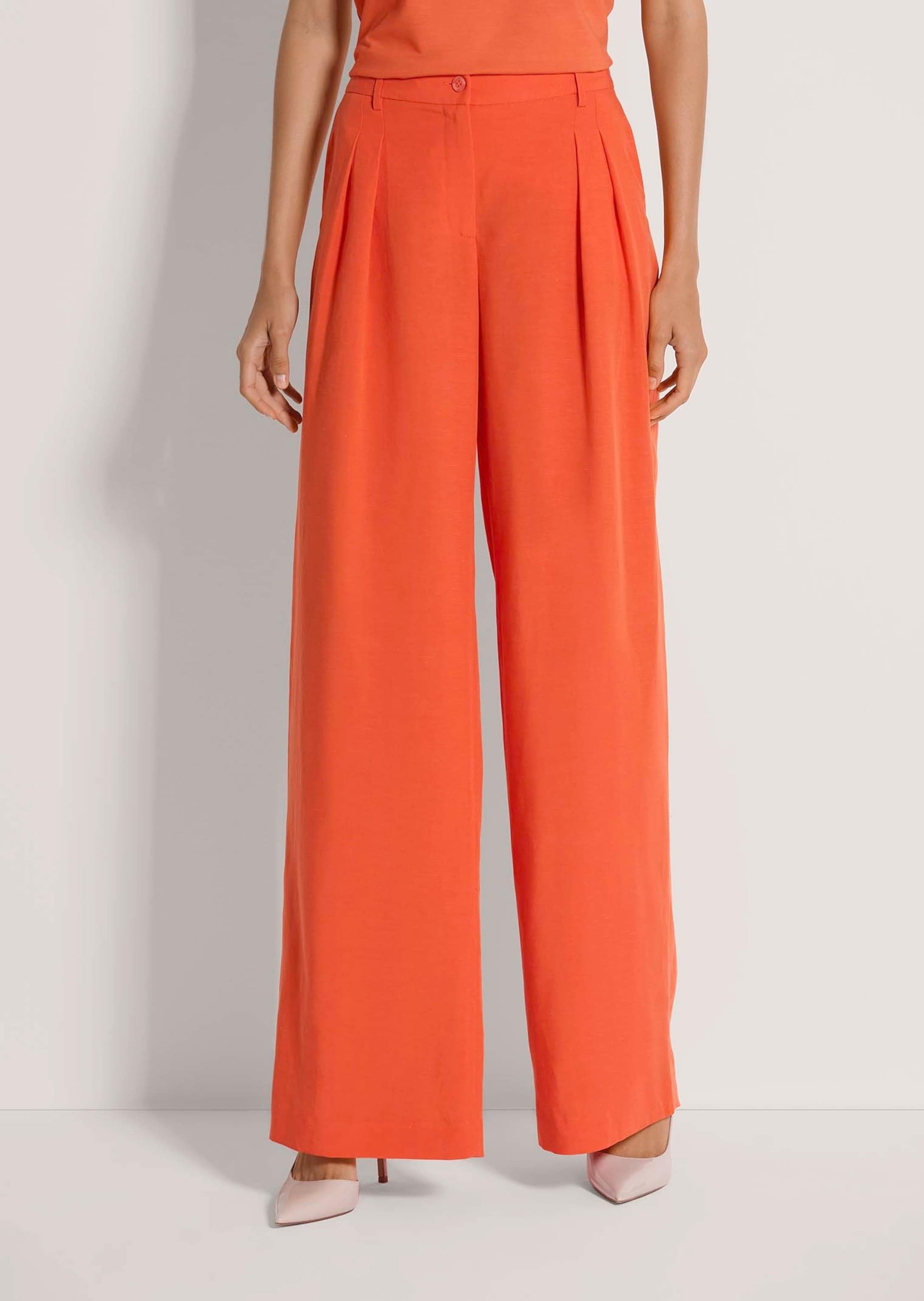 MADELEINE Stoffhose »Bundfaltenhose Leichte Sommerhose mit Formbund«