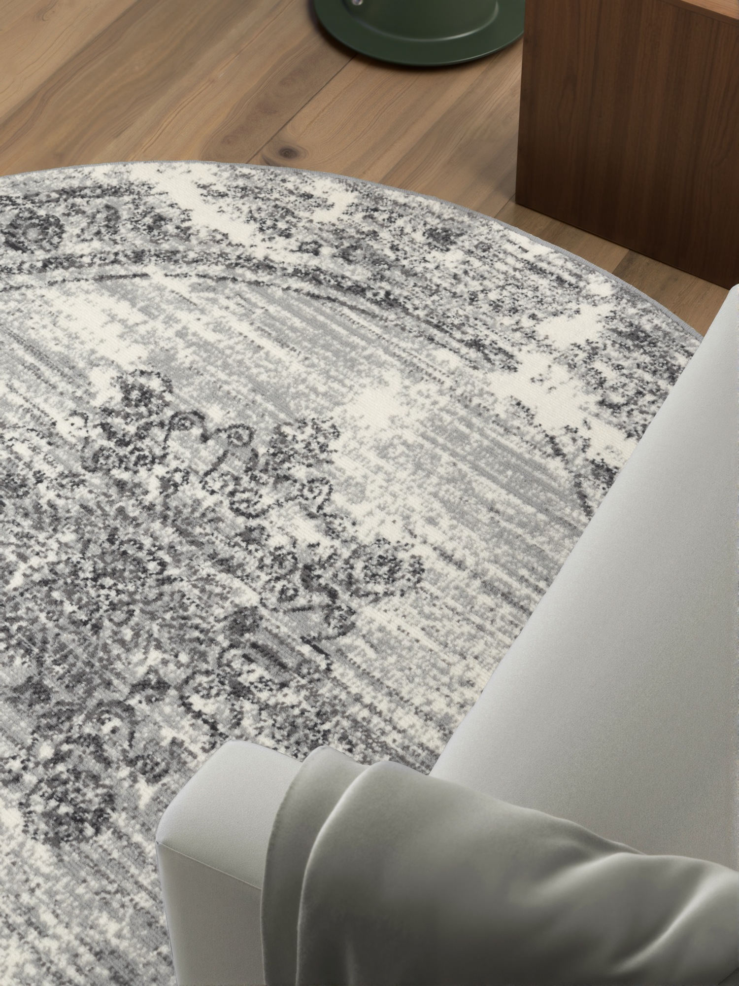 HANSE Home Teppich »Lydia«, rund, 9 mm Höhe, Wohnzimmer, Schlafzimmer, Flur, Kurzflor, orientalisch, Vintage, weich