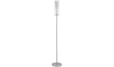 Brilliant Leuchten Stehlampe »Nerva«, 2 flammig-flammig, 145 cm Höhe, 18 cm,  2 x E14, Metall/Papier, eisen/weiß/grau Zweig bei OTTO
