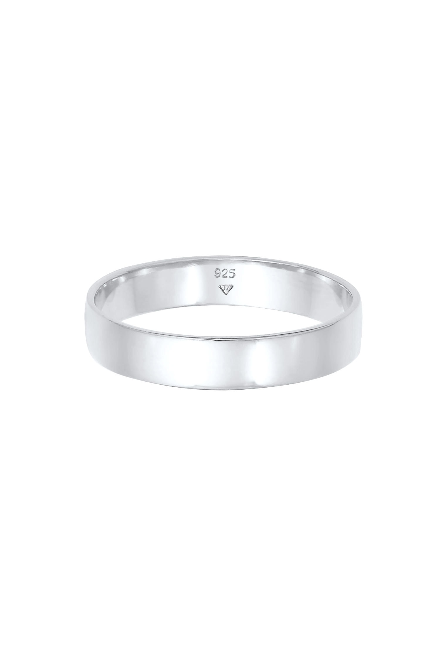 Kuzzoi Silberring »Ring Bandring Herrenring Freundschaftsring 925 Silber«