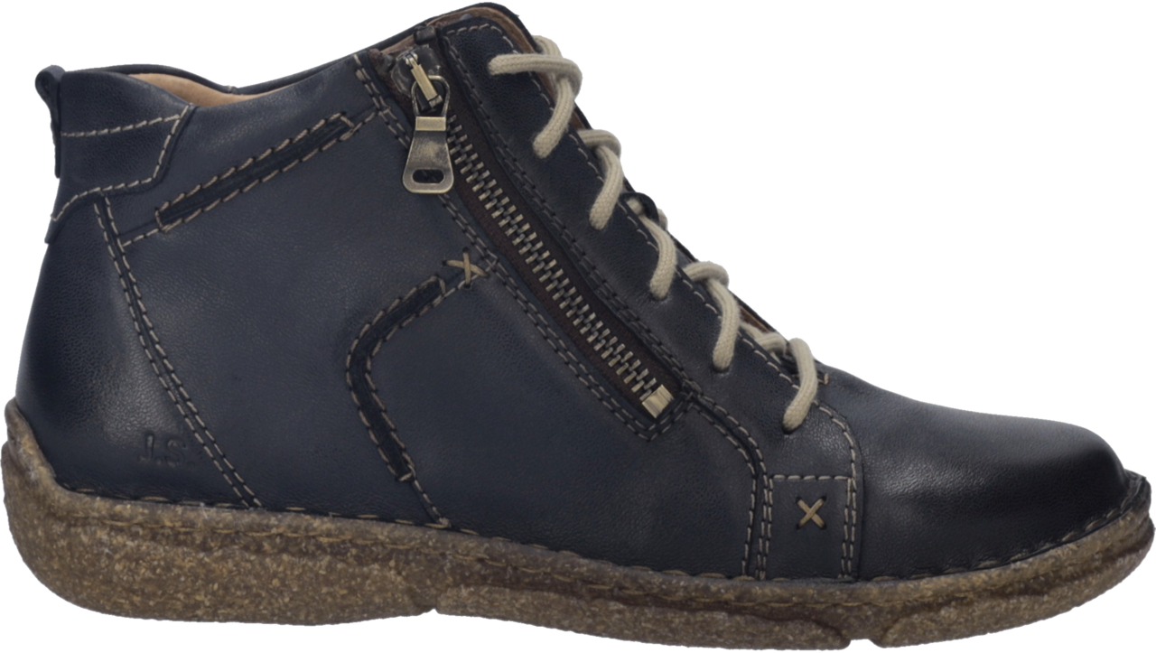 Josef Seibel Schnürboots »Neele 71«  Schnürstiefelette mit praktischem Außenreißverschluss, Weite G (=weit)