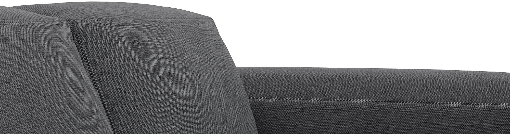 FLEXLUX Ecksofa »Lucera bequem und komfortabel durch hochwertigen Sitzaufbau, L.Form« modern & anschmiegsam, Kaltschaum, Stahl-Wellenunterfederung