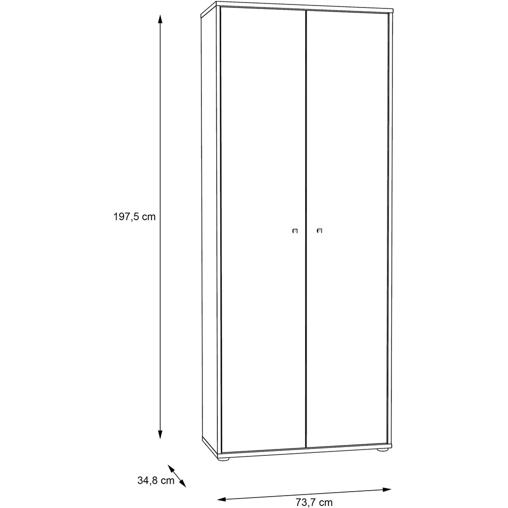 FORTE Schuhschrank »Tempra«