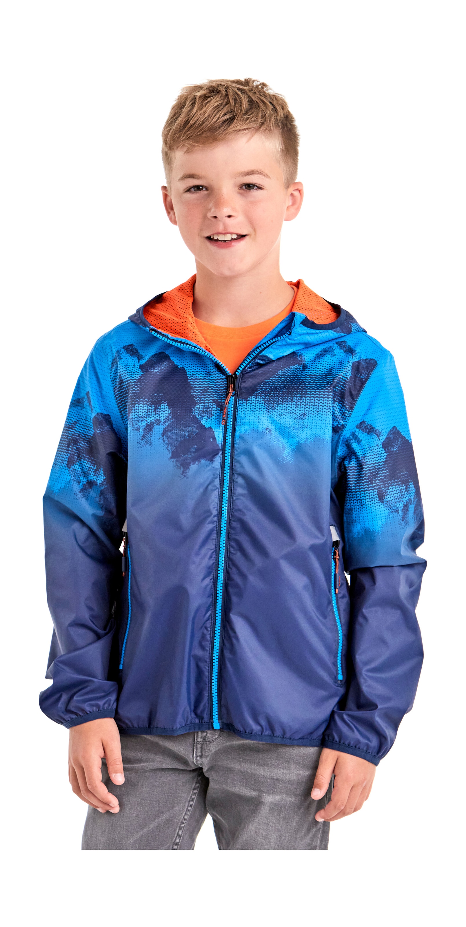 Killtec Outdoorjacke »Lyse BYS JCKT B«, Leichte, wasserdichte Kinderjacke, klein verpackbar, cooles Muster