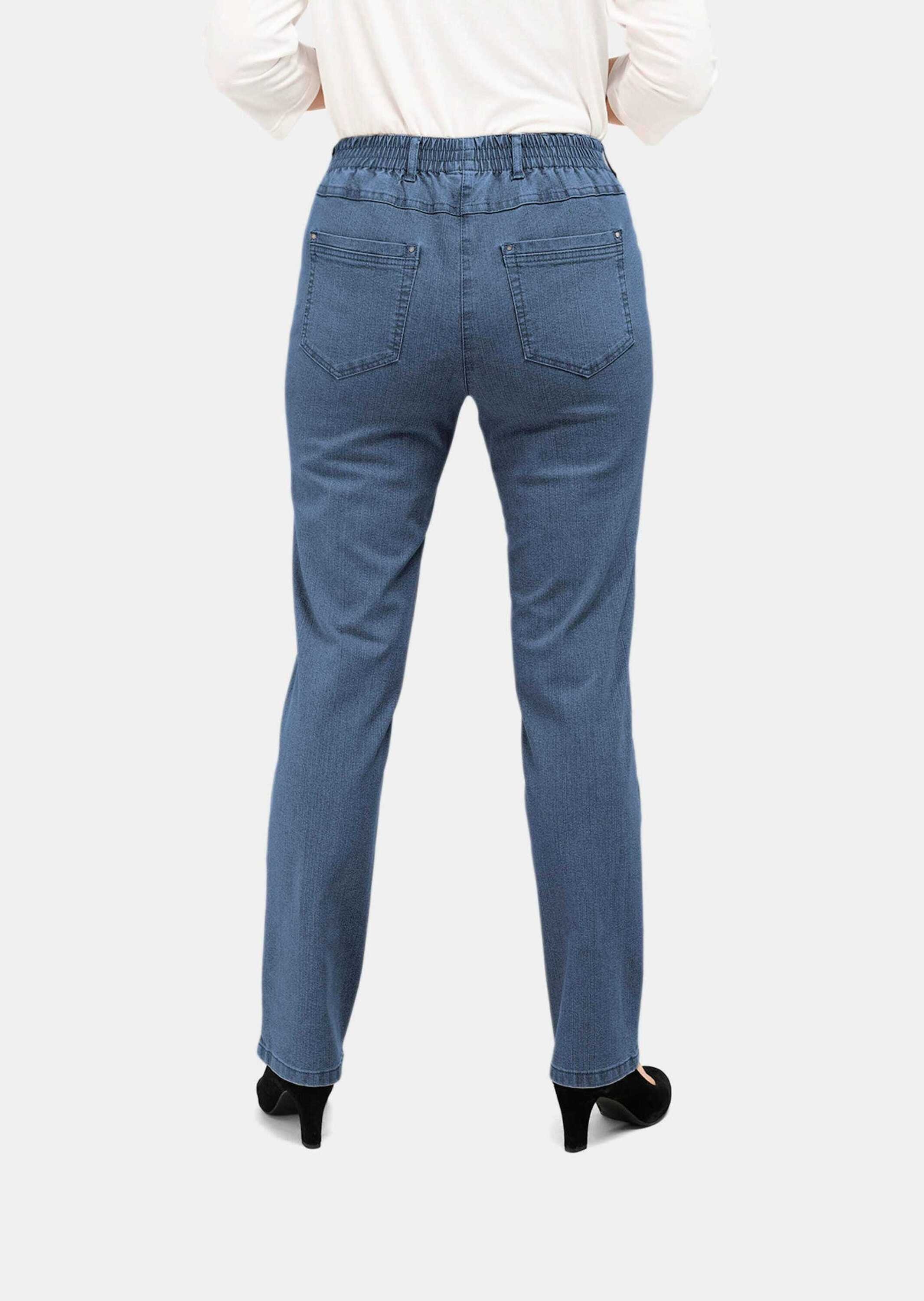 GOLDNER Regular-fit-Jeans »Jeansschlupfhose MARTHA Klassische Jeansschlupfhose MARTHA«