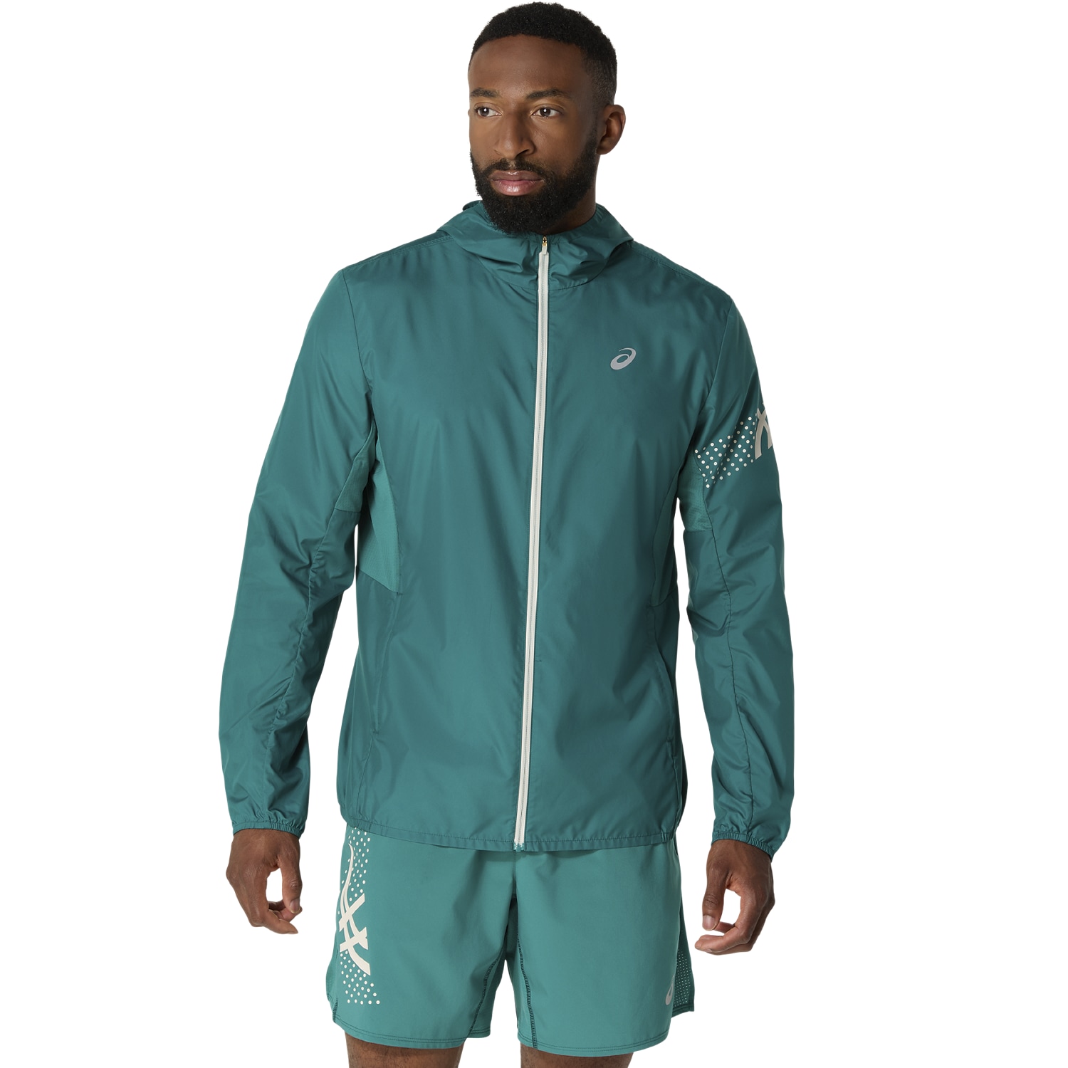 Asics Laufjacke »ASICS ICON JACKET«, mit Kapuze