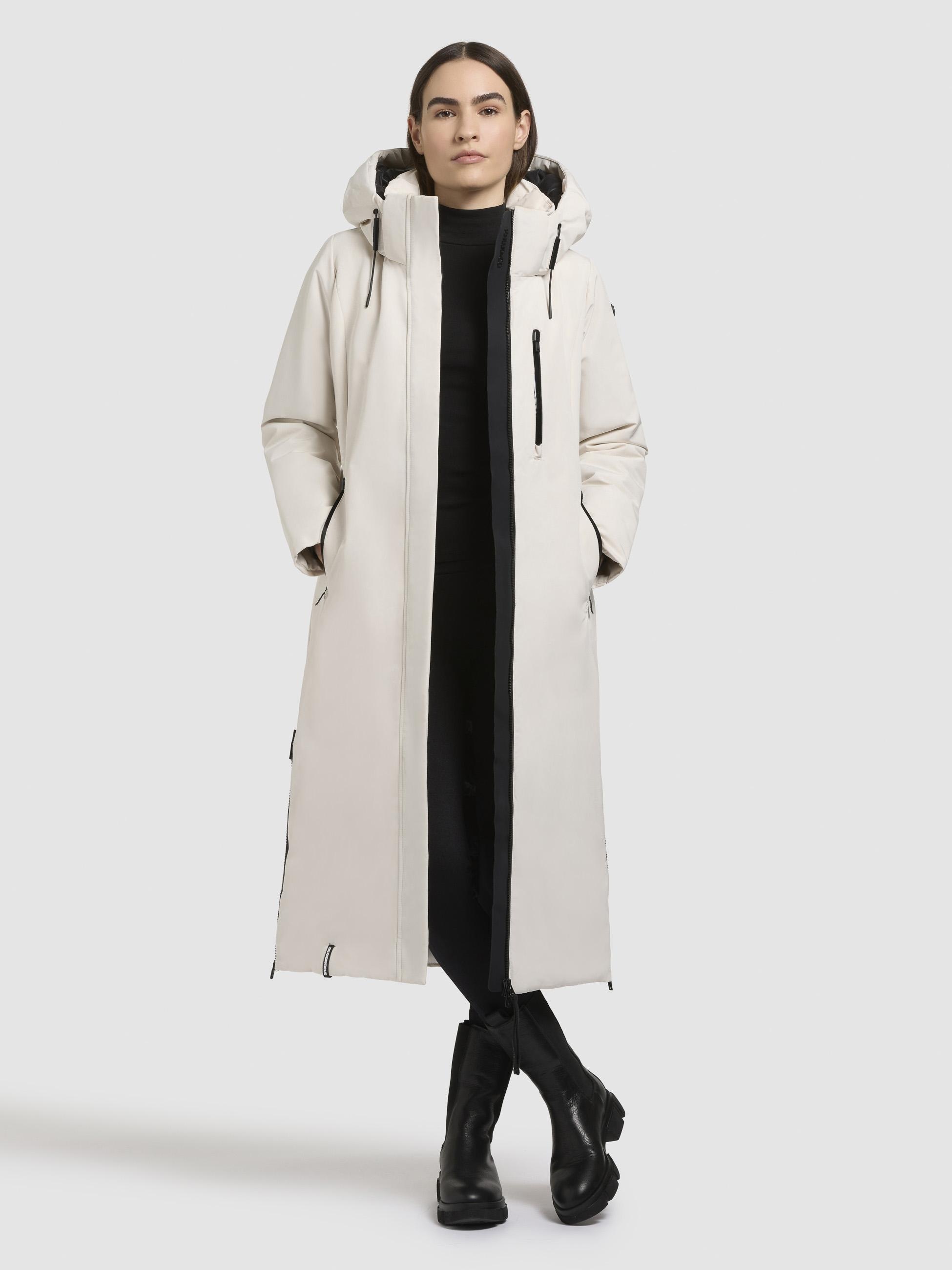 khujo Wintermantel »Wintermantel Lofi2«, Langer Damen Winterparka mit Kapuze