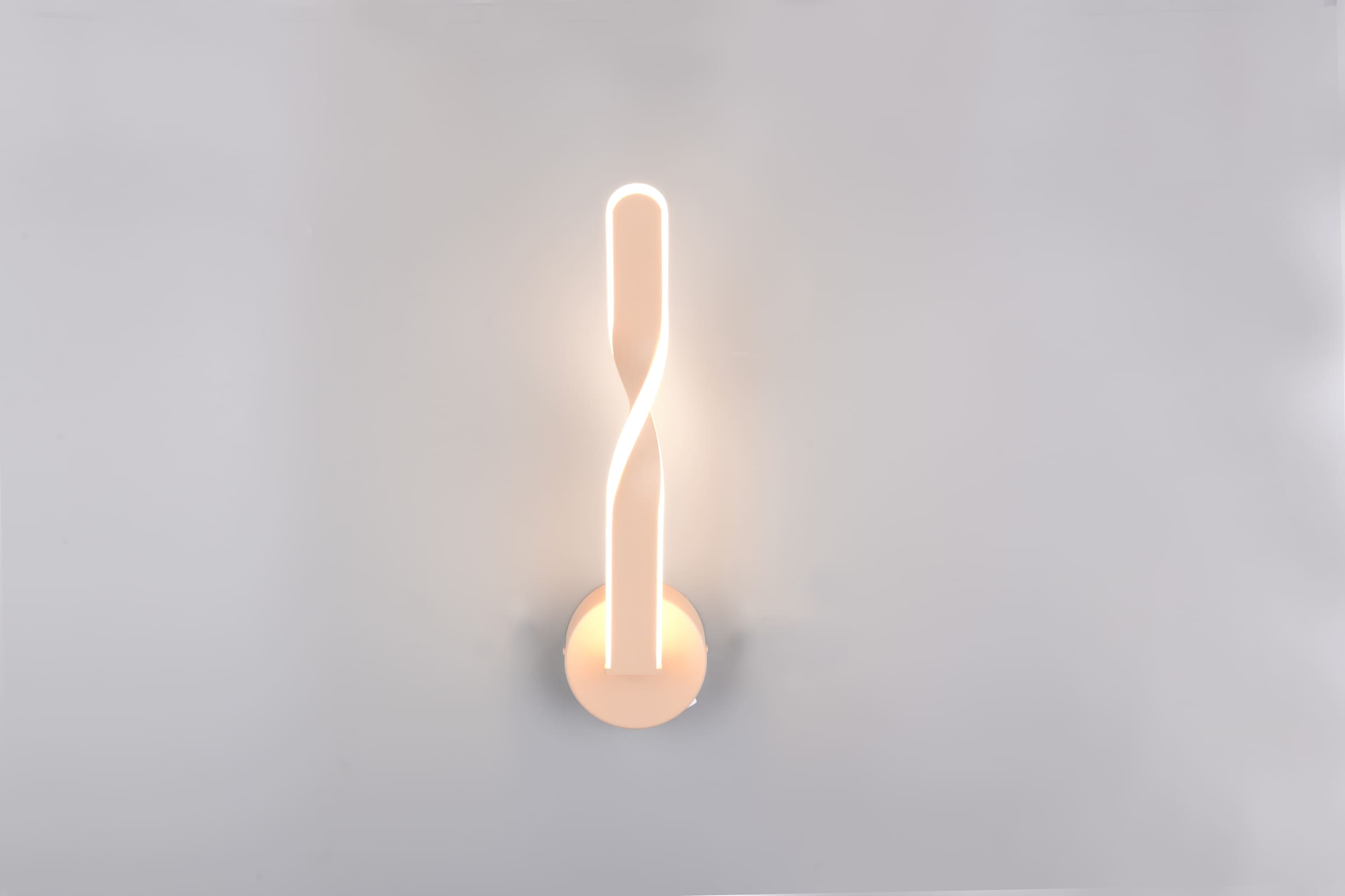 REALITY Leuchten LED Wandleuchte »GINKO, LED Wandlampe mit Schalter, 11W 1250 Lumen 3000K warmweiß« LED-Board 1 Stk. Warmweiß On/Off Kippschalter, elegant geschwungene LED Elemente Höhe 45,5cm