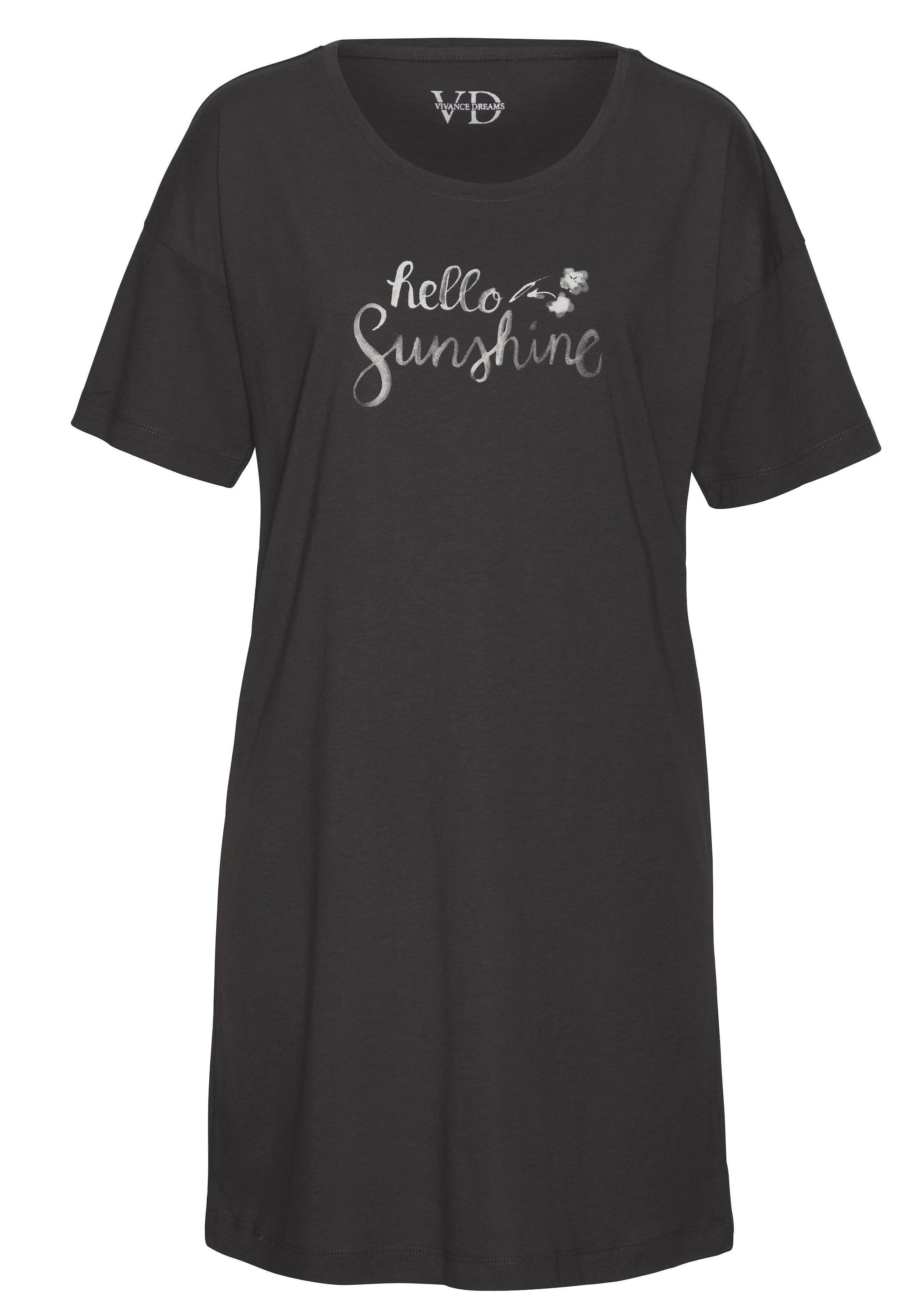 Vivance Dreams Sleepshirt, mit Frontdruck