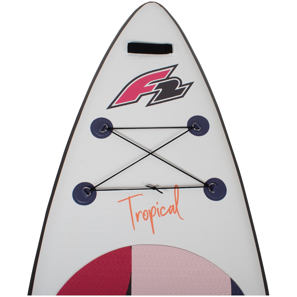 F2 SUP-Board »Tropical Icecream 10,5"«, (mit Paddel, Pumpe und Transportrucksack)