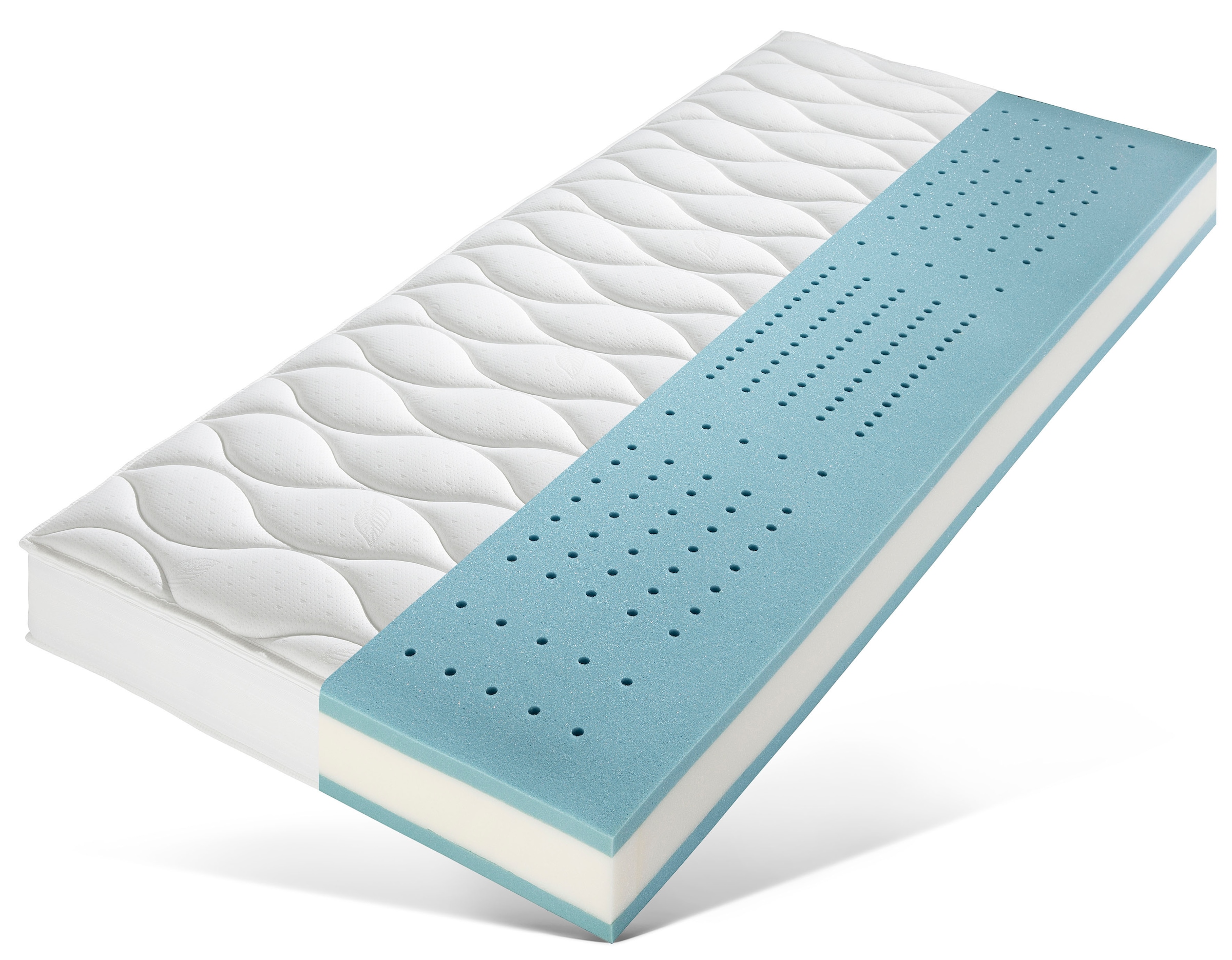 fan Taschenfederkernmatratze »Calypso Plus 1.000 T«, 24 cm hoch, Raumgewicht: 35 kg/m³, 1034 Federn, (1 St.), Matratze in 90x200 cm und weiteren Größen, komfortable Matratze