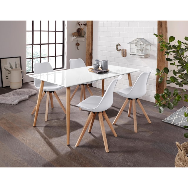 Homexperts Esszimmerstuhl »Kaja«, (Set), 2 St., Kunstleder, Sitzschale mit  Sitzkissen in Kunstleder kaufen bei OTTO
