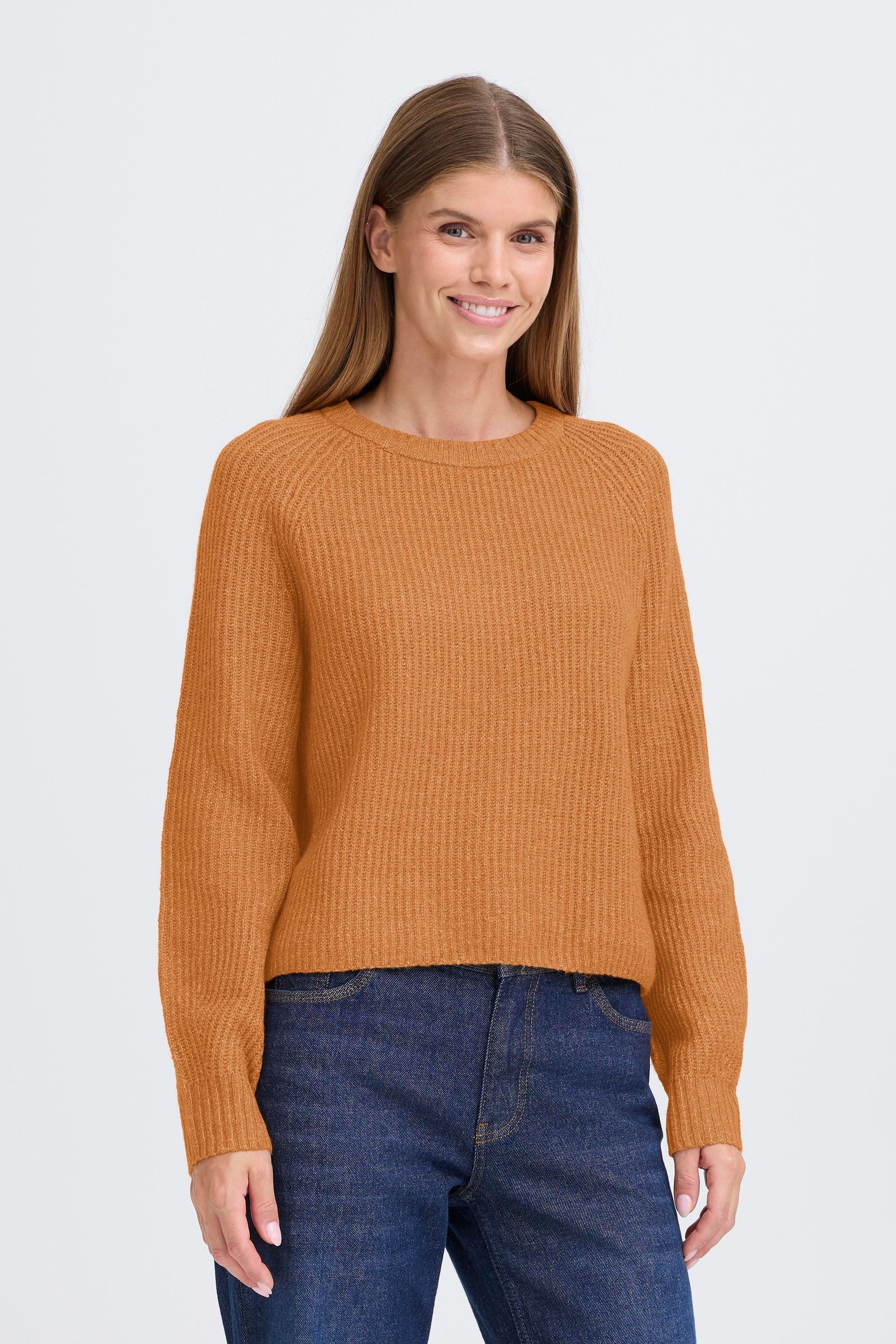 OXMO Strickfleece-Pullover »Strickpullover OXIFANSI«
