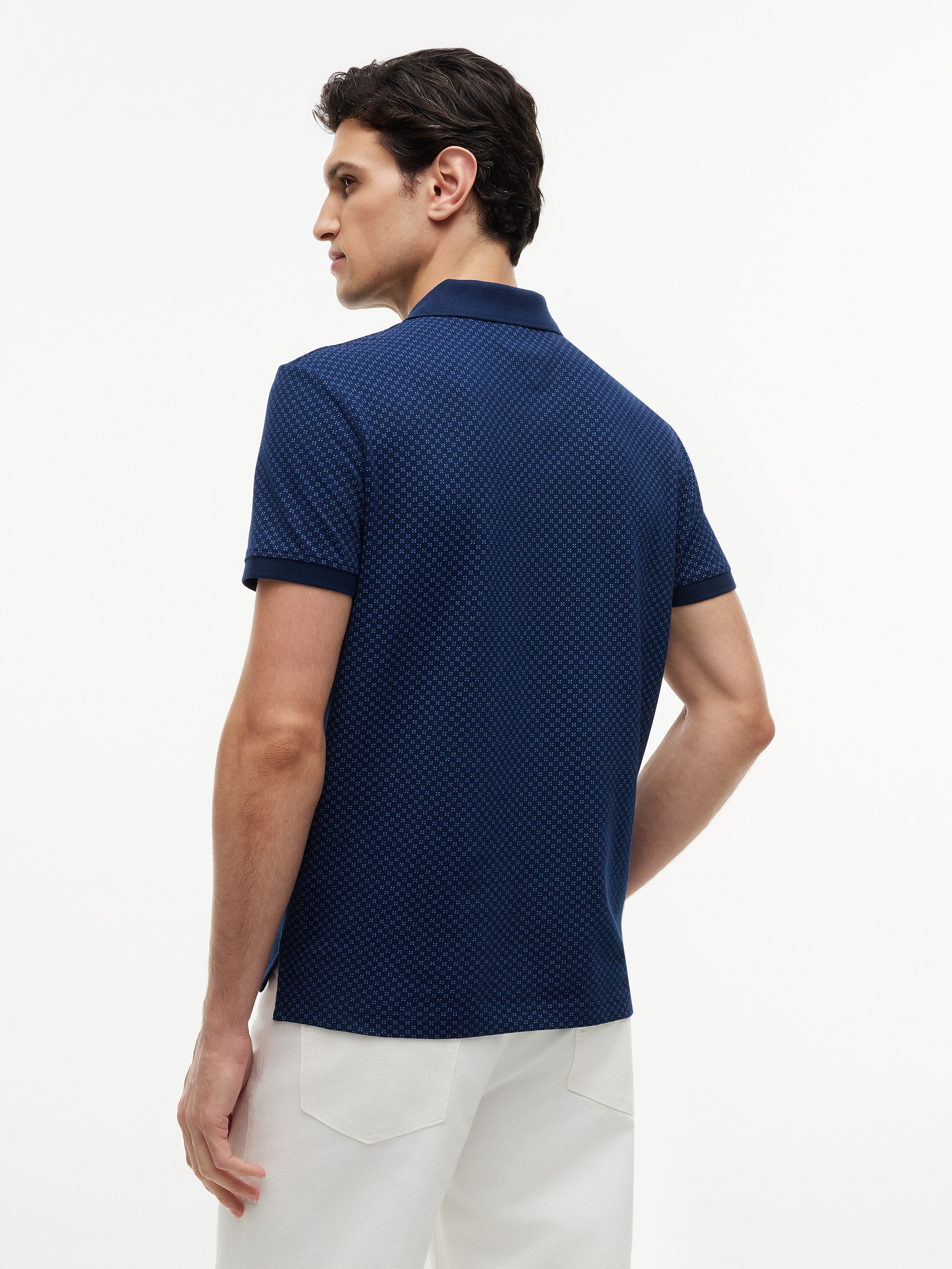 Tommy Hilfiger Poloshirt »MICROPRINT PIQUE« mit geometrischem Muster, regular fit