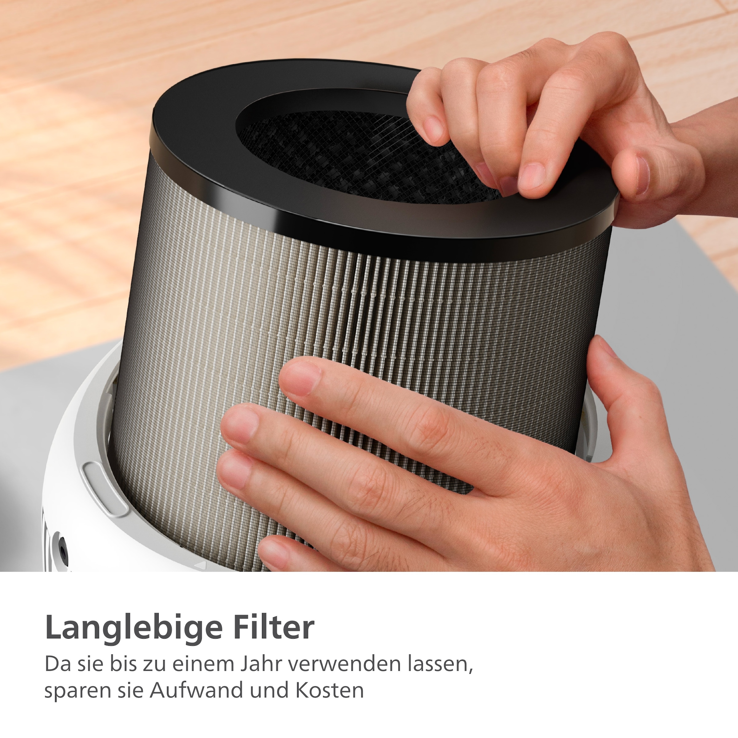Philips Ersatzfilter »FY0910/30 HEPA NanoProtect Filter«, (1 tlg.), bis zu 1 Jahr verwendbar, 1 Filter im Lieferumfang
