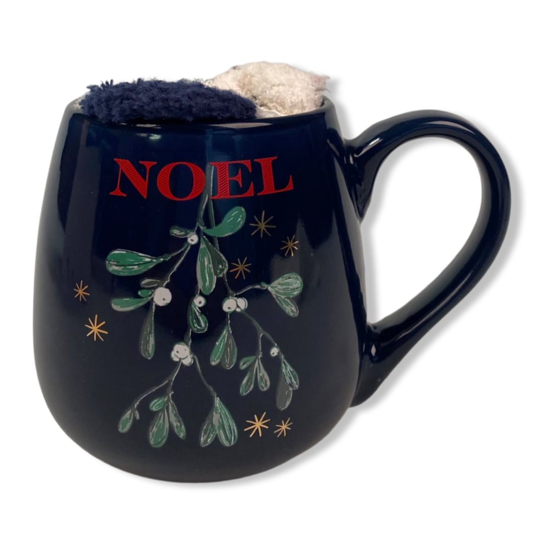 Capelli New York Kuschelsocken, (1 Paar), Geschenkset Socken & Tasse