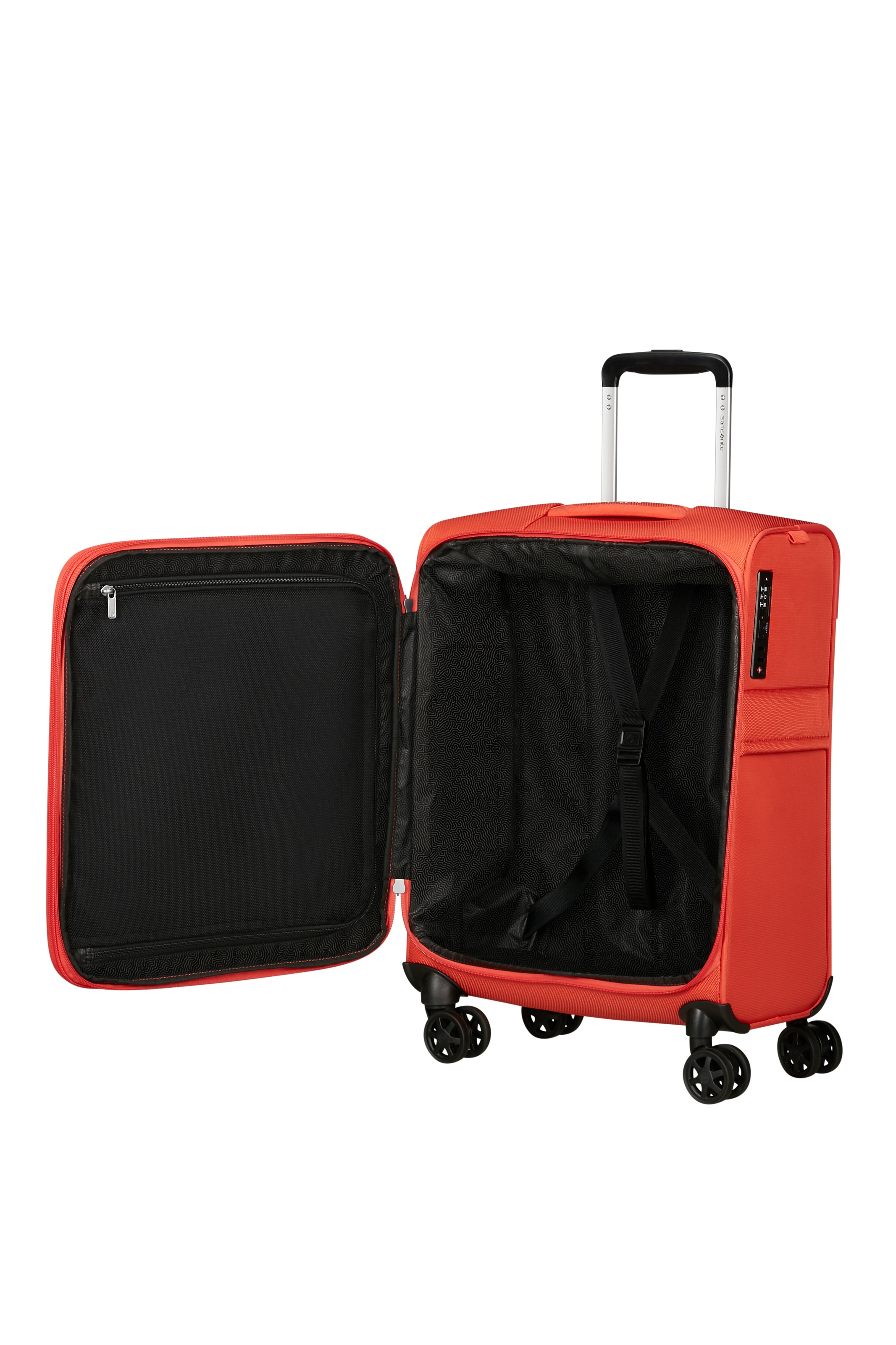 Samsonite Weichgepäck-Trolley »URBIFY, verschiedene Größen« 39 l 4 Rollen aus Recycle-Polyester, mit Kreuzspanngurt, mit Fronttasche