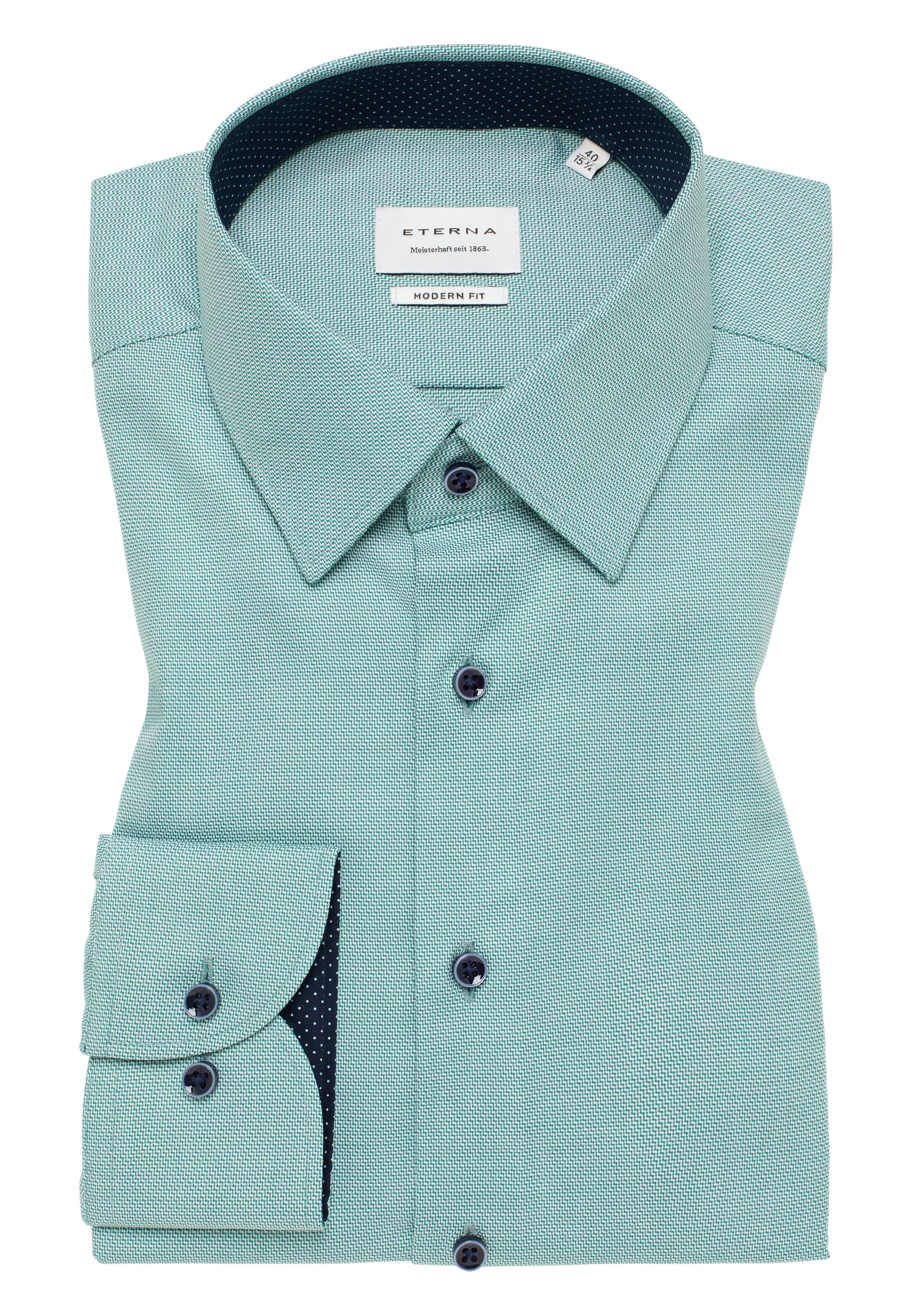 Eterna Langarmhemd »MODERN FIT«, NON IRON (bügelfrei)