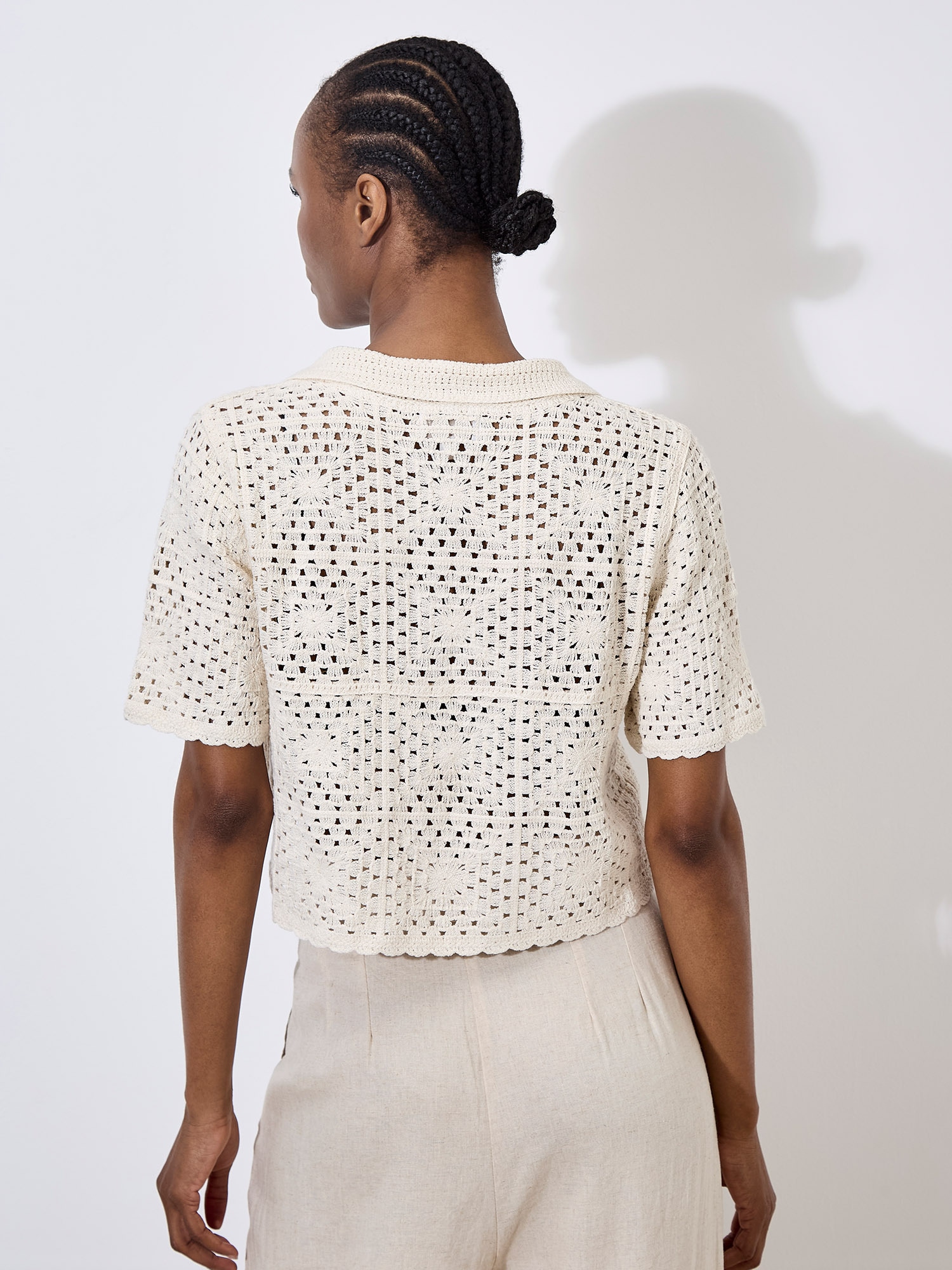 Apricot Cardigan »mit Häkelverzierungen« mit Häkelverzierungen