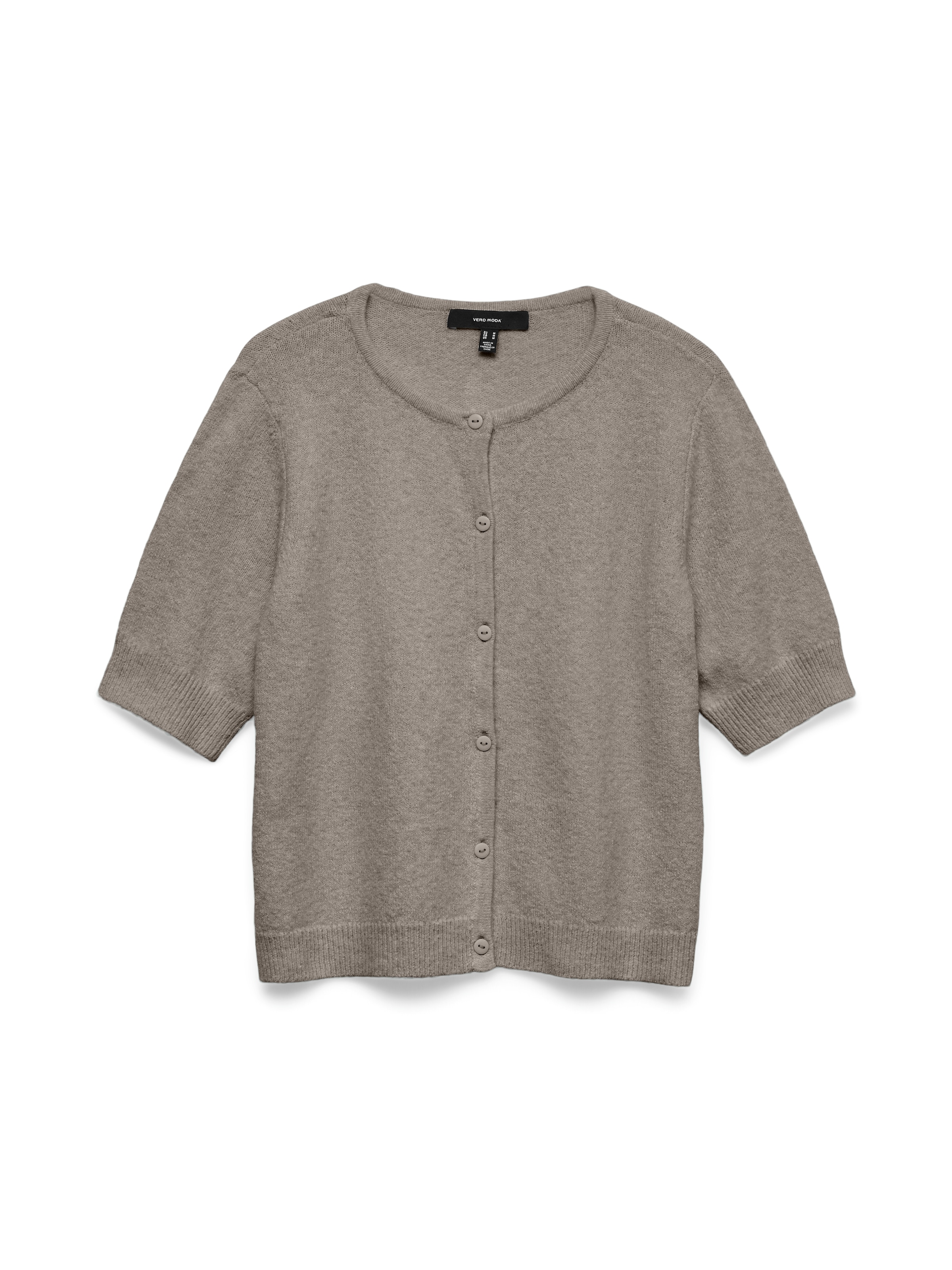 Vero Moda Strickjacke »VMDOFFY 2/4 O-NECK BUTTON CARDIGAN NOOS«