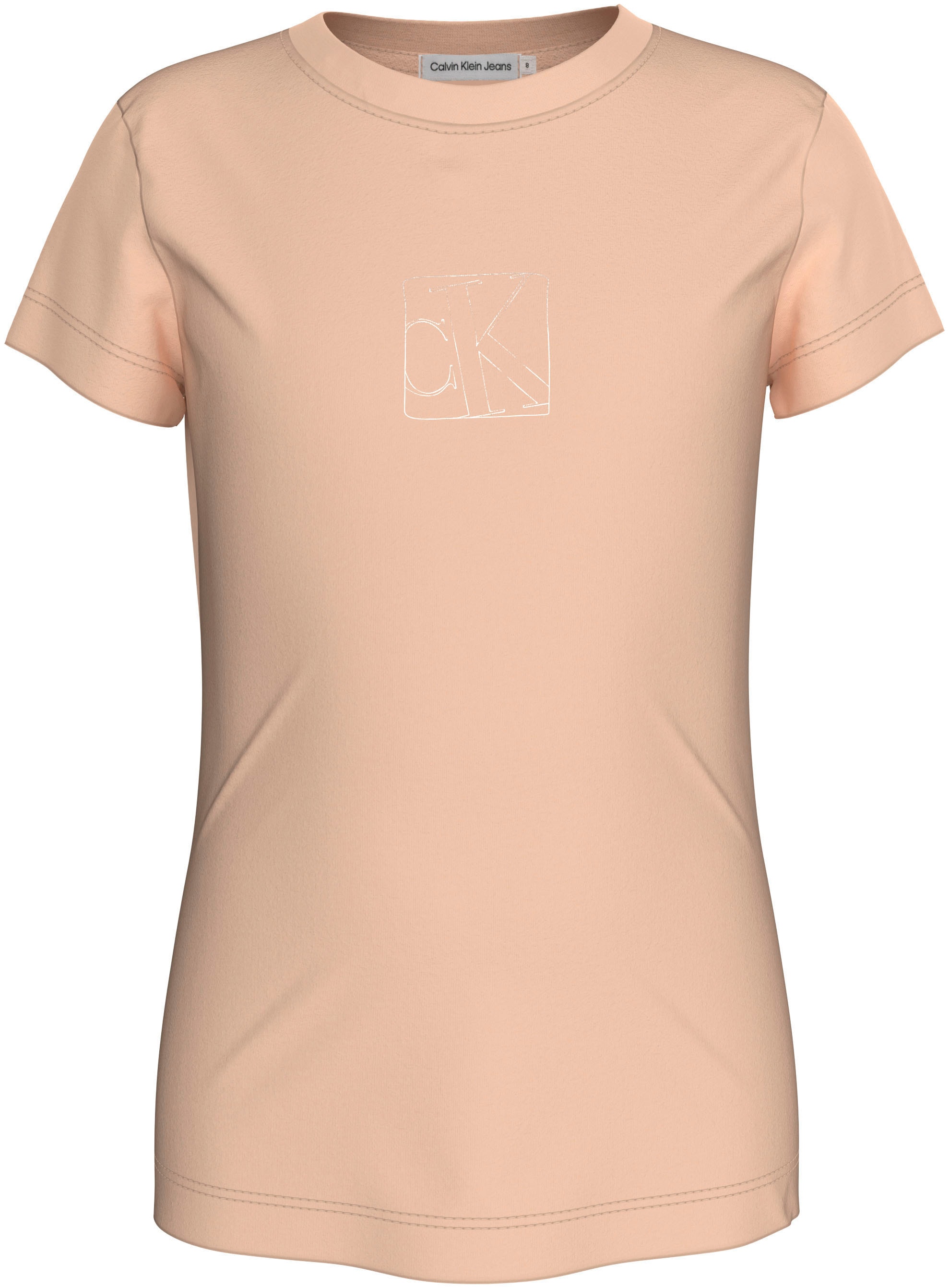 T-Shirt »SILVER MONOGRAM SLIM SS T-SHIRT«, für Kinder bis 16 Jahre mit Logodruck
