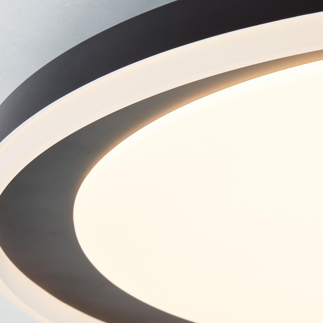Brilliant LED Deckenleuchte »Pederson«, 1 flammig-flammig, Ø 45 cm, 2300  lm, warmweiß, Metall/Kunststoff, schwarz bestellen im OTTO Online Shop