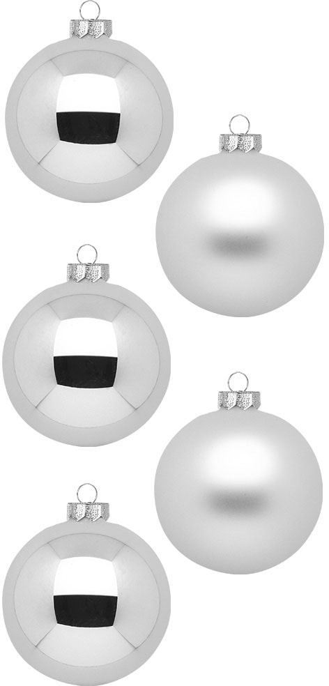 Kugeln Glas, bei Inge Christbaumkugeln (Set, MAGIC cm, 28 4-6 »Frosty Weihnachtsdeko, 45 inkl. Silver, cm St.), online Christbaumschmuck«, aus OTTO by Spitze 46 Ø ca. Weihnachtsbaumkugel