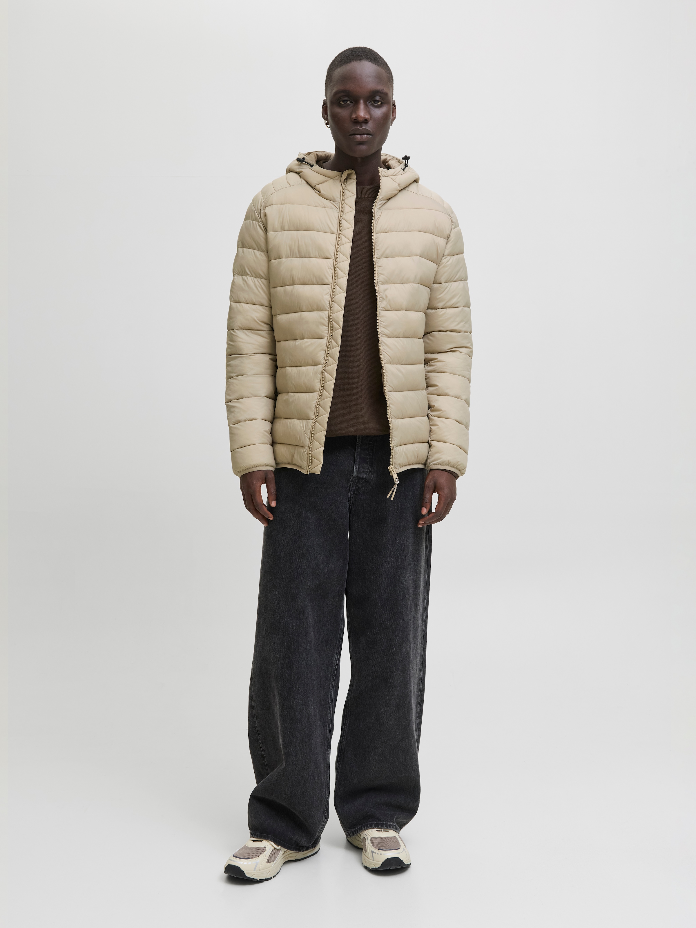 Jack & Jones Steppjacke »JJEBRADLEY LIGHT PUFFER HOOD NOOS«, mit Kapuze