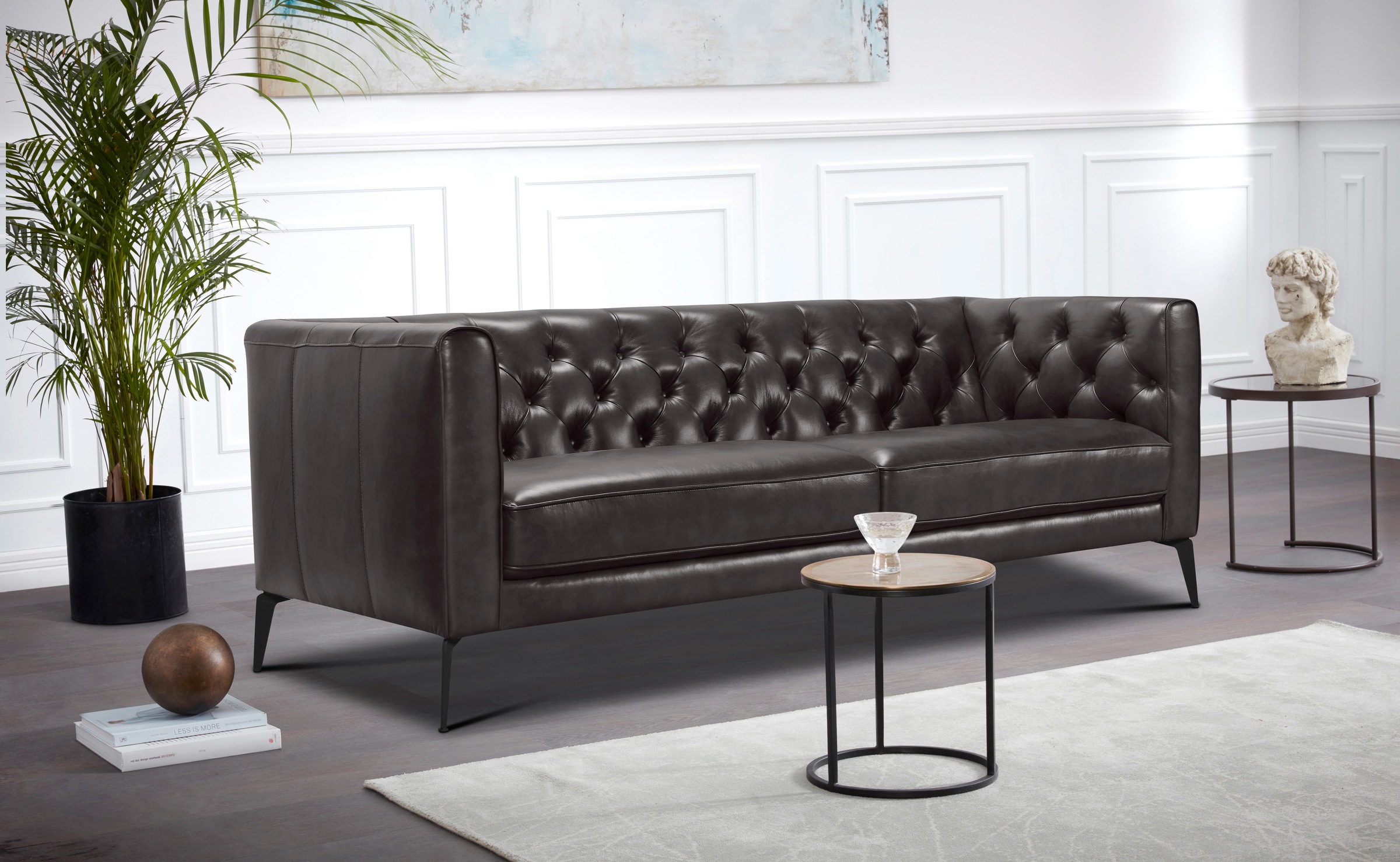 Chesterfield Sofa aus Leder