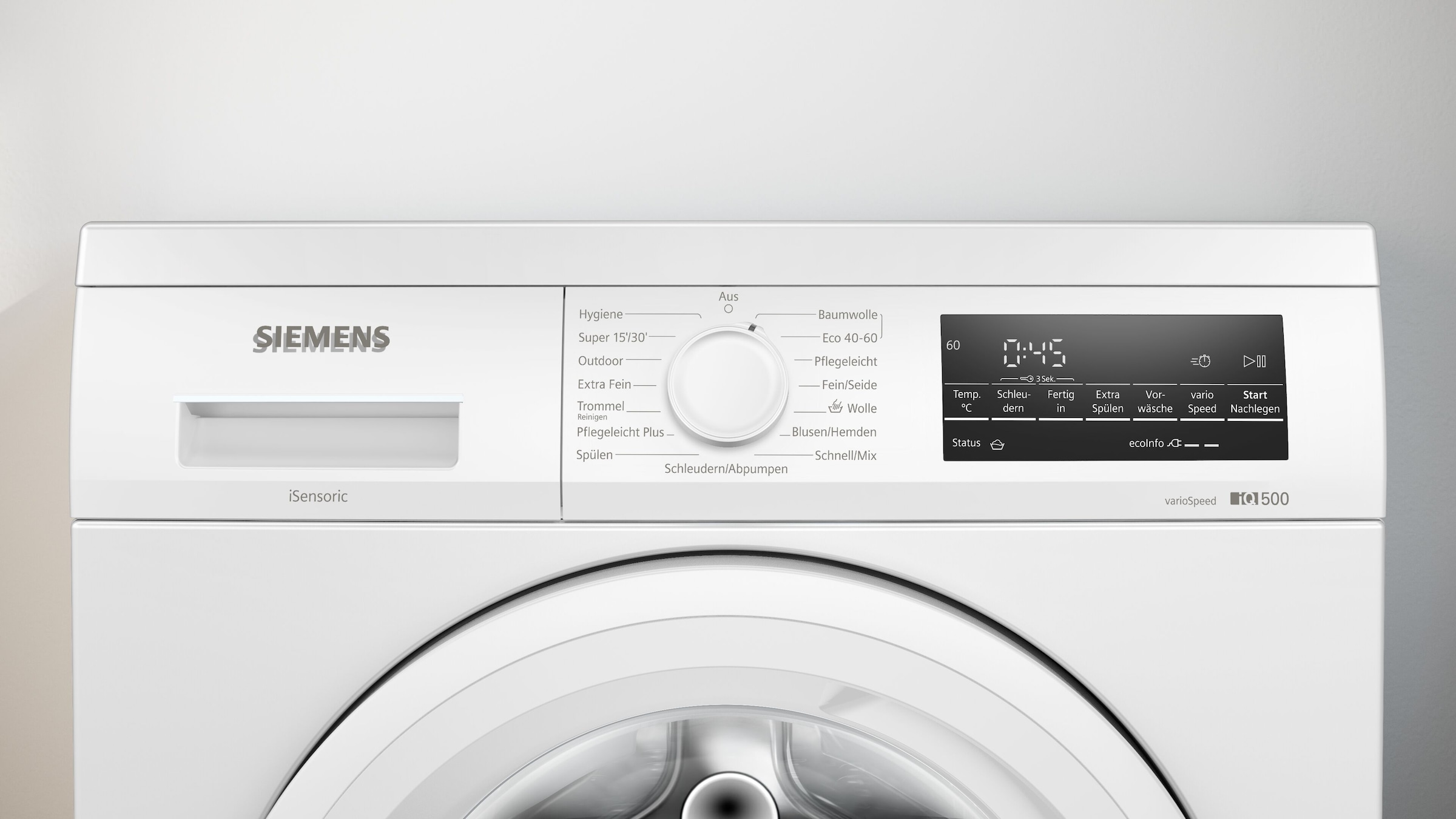 SIEMENS Waschmaschine iQ500 »WU14UT28«, 8 kg, 1400 U/min, unterbaufähig