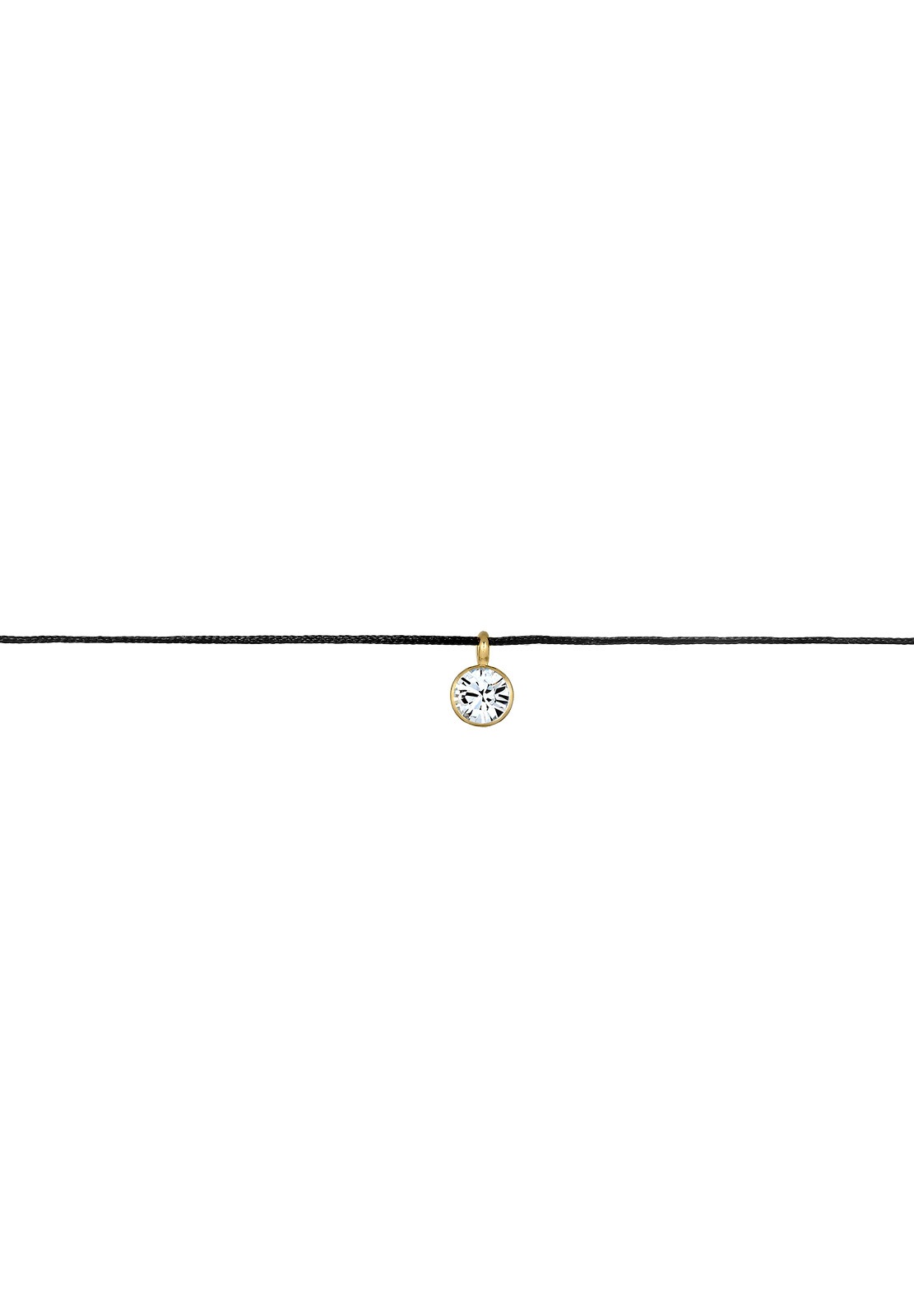 Elli Choker »Halskette Basic Choker Kristalle 925 Silber«