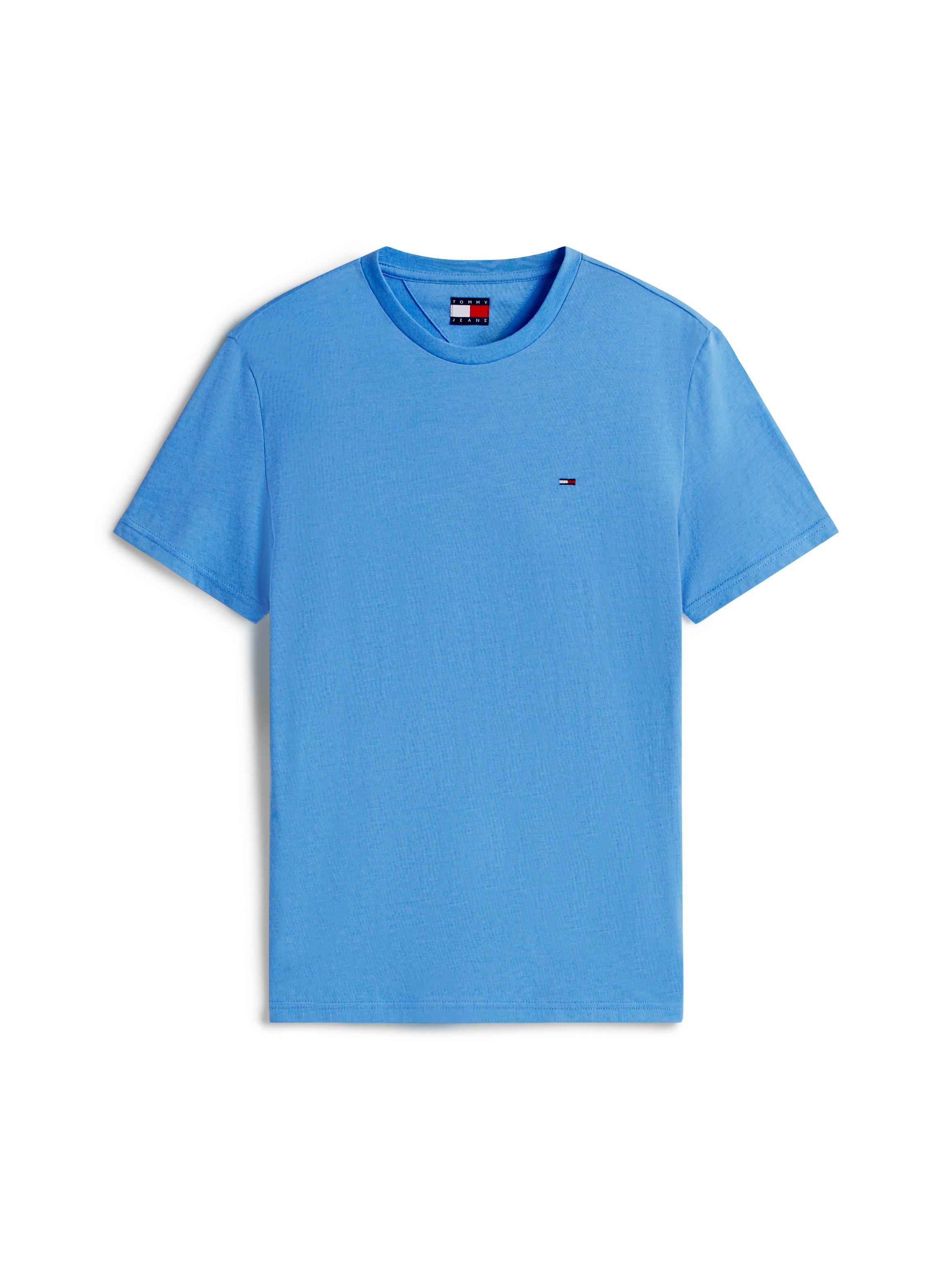 Tommy Jeans T-Shirt »TJM XSLIM JASPE HTR TEE EXT«, Mit Rundhalsausschnitt