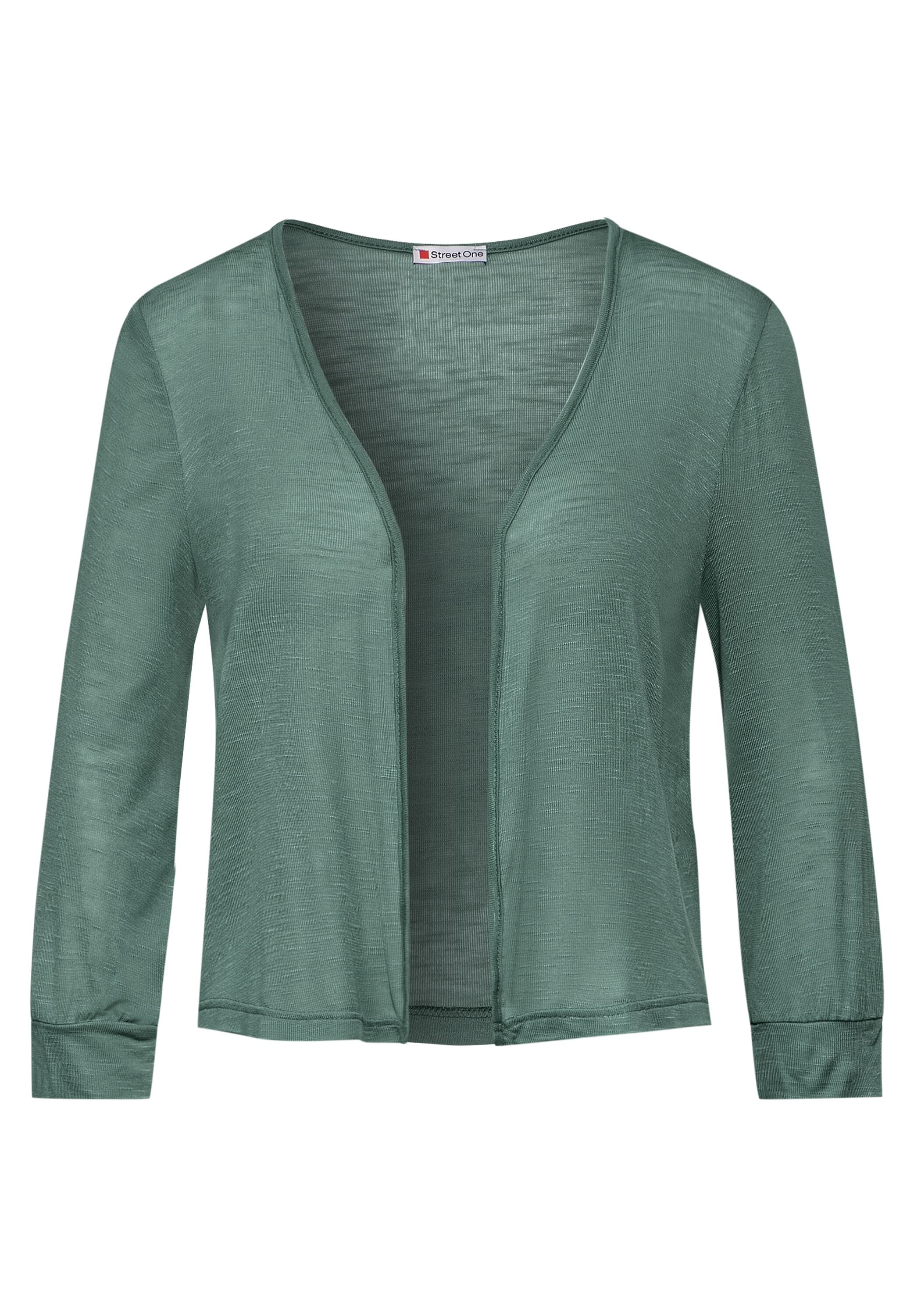 STREET ONE Shirtjacke »Style Suse«, in Flammgarn-Optik