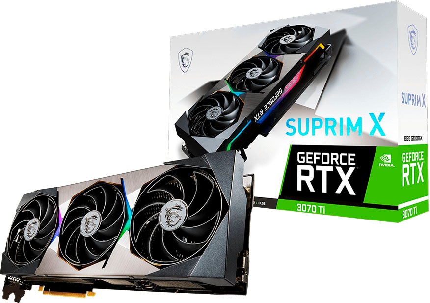 MSI Grafikkarte GeForce RTX 3070 Ti SUPRIM X 8 GB GDDR6X im