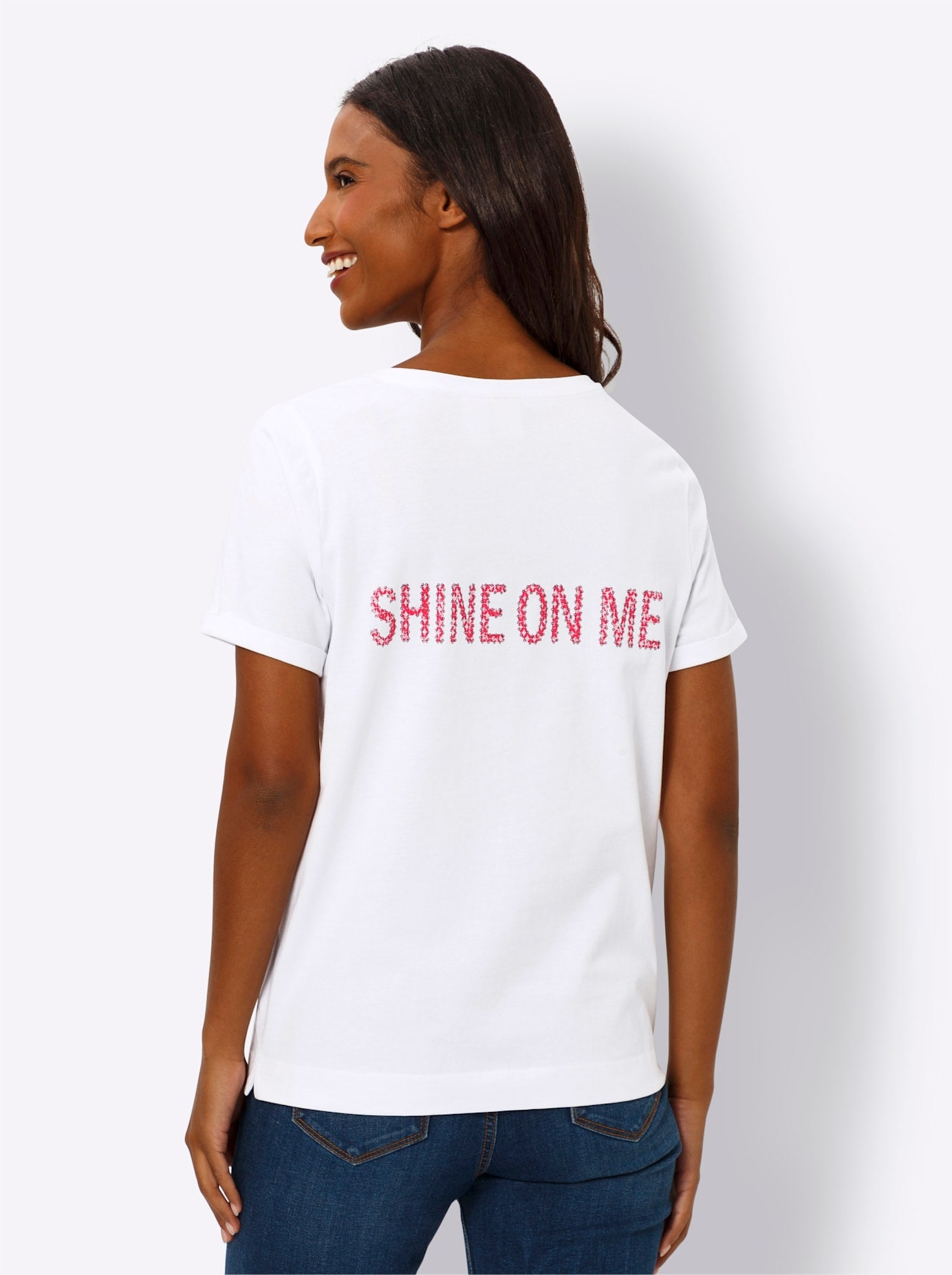 heine Rundhalsshirt »Shirt«, (1 tlg.)