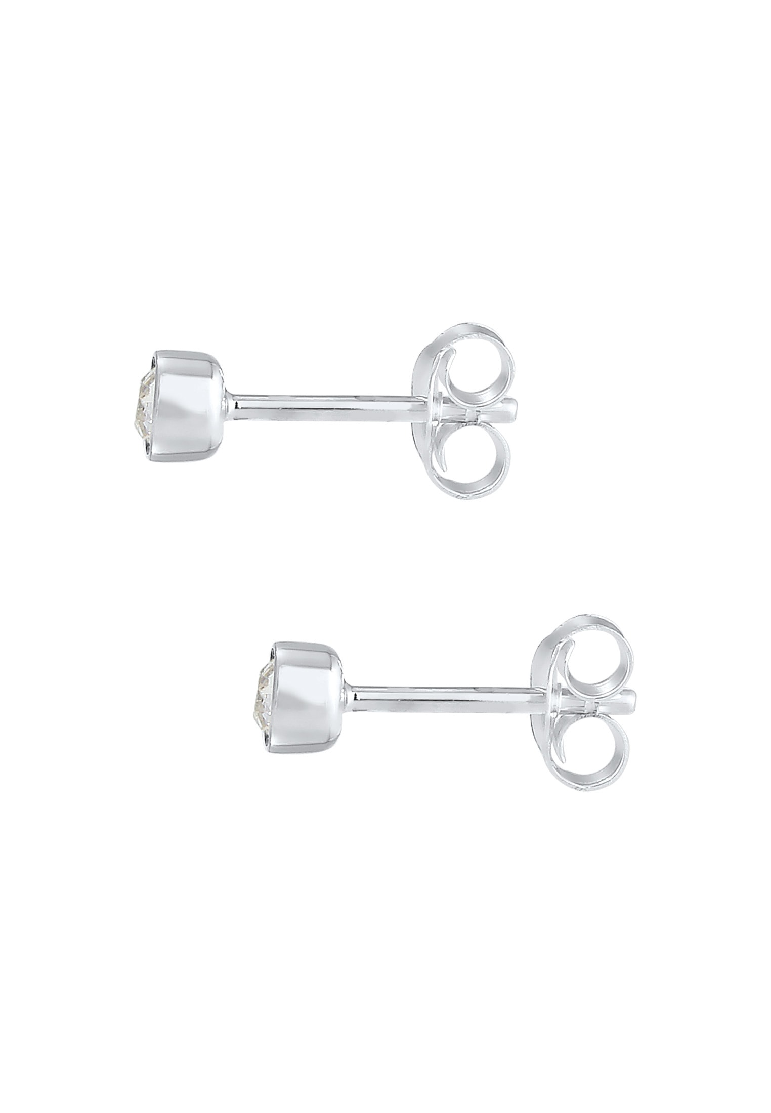 Elli Paar Ohrstecker »Ohrringe Ohrstecker Basic 925 Silber, mit Kristallen von Swarovski®«