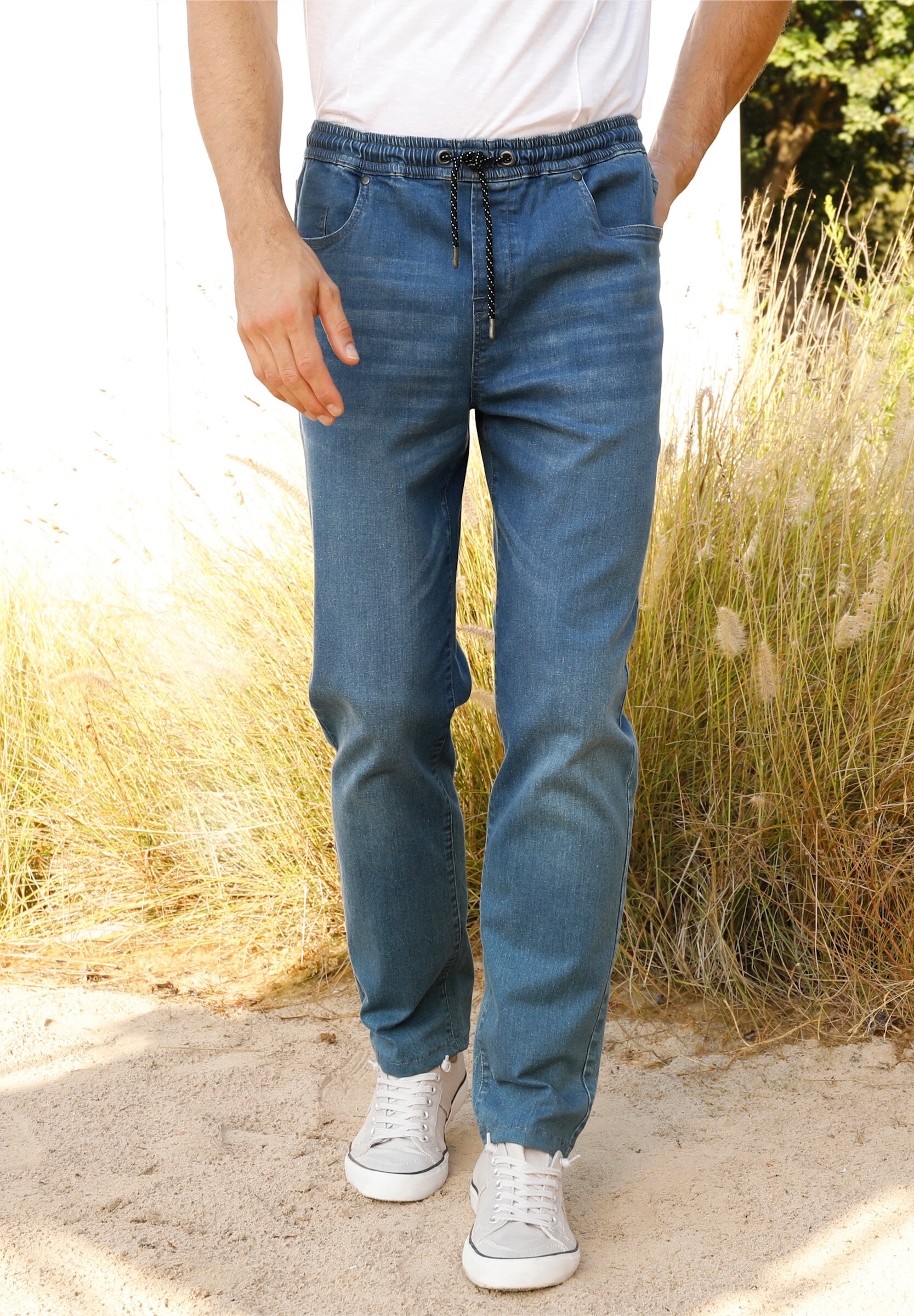 Witt Schlupfjeans »Jeans Schlupfjeans mit Kordelzug«