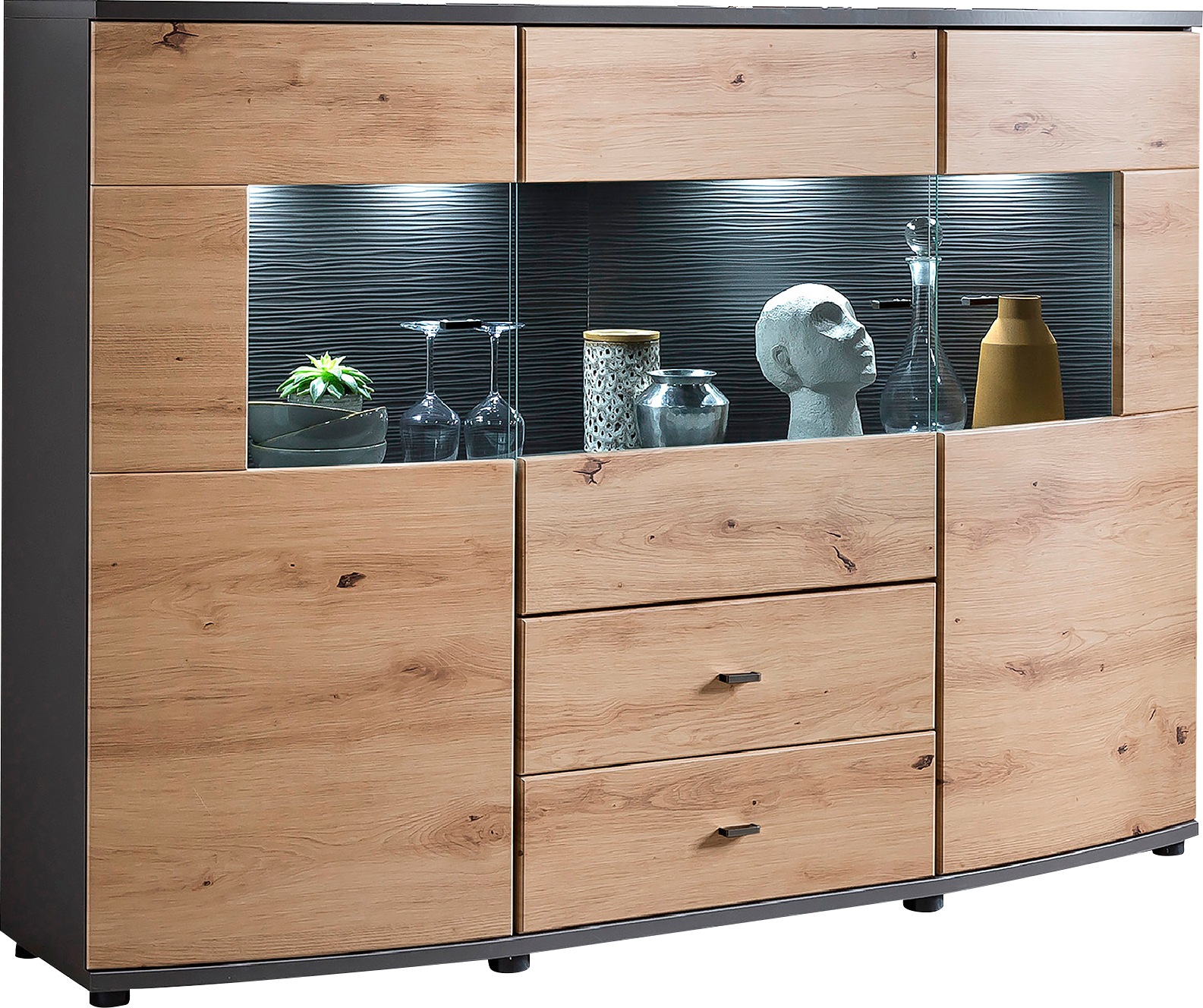 INOSIGN Highboard »FLORI«, Breite ca. 160 cm