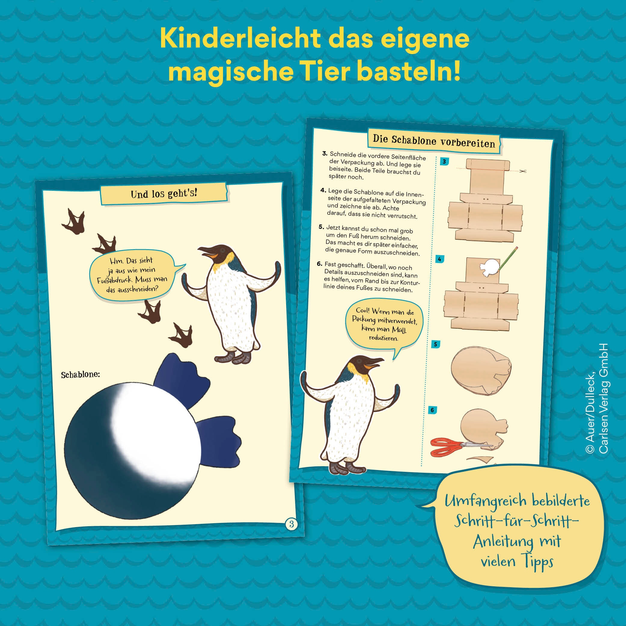 Kosmos Kreativset »AllesKönnerKiste, Die Schule der magischen Tiere - Gips-Spaß mit Juri«