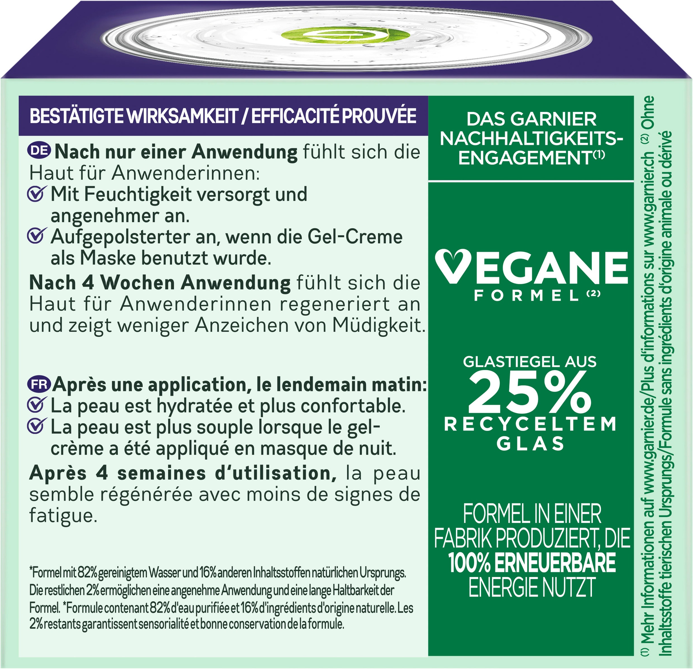 GARNIER Nachtcreme »Garnier Hyaluron Aloe Booster Nachtpflege«, mit Hyaluron